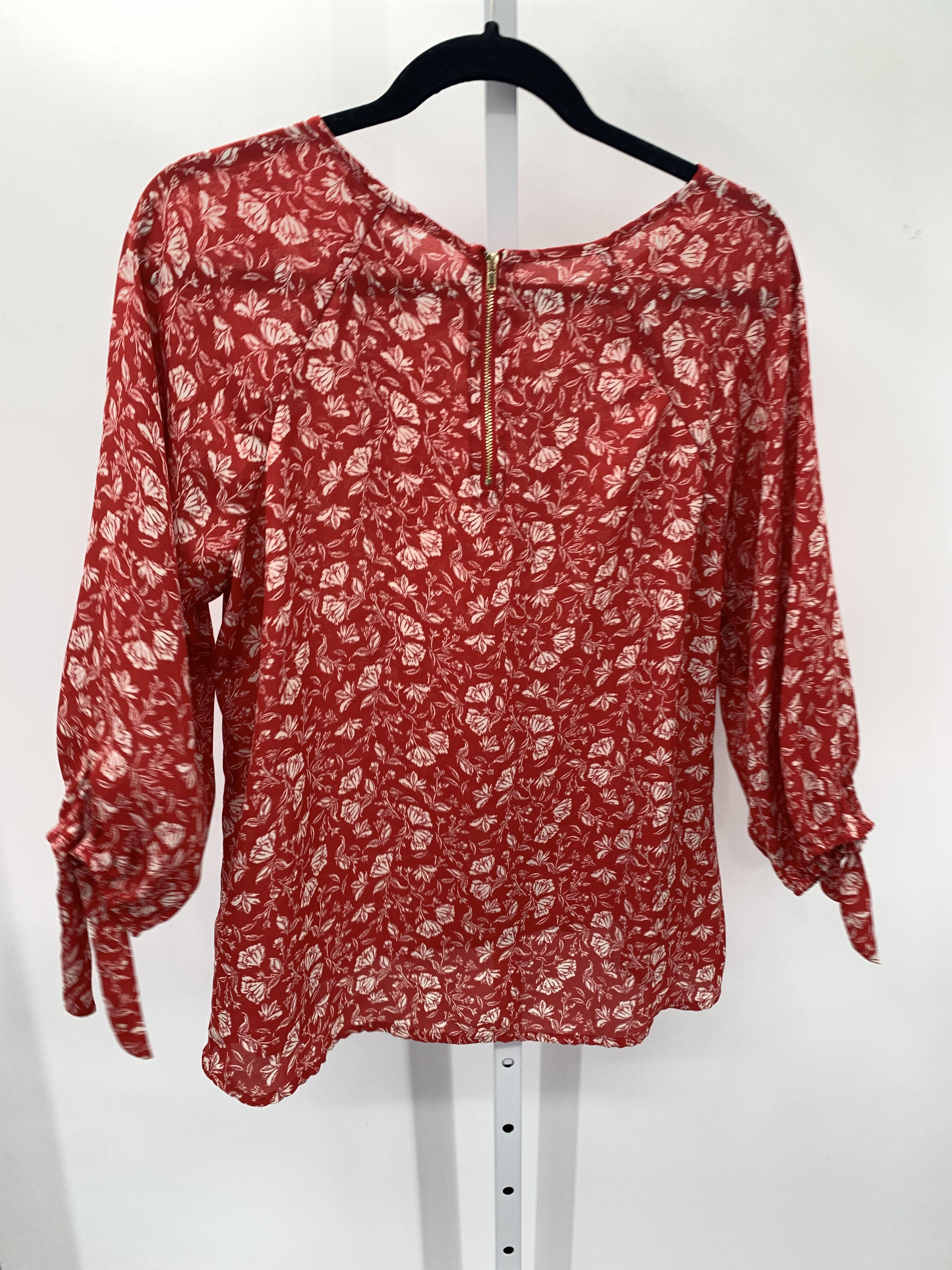 PaperMoon Size Large Misses 3/4 Sleeve Shirt