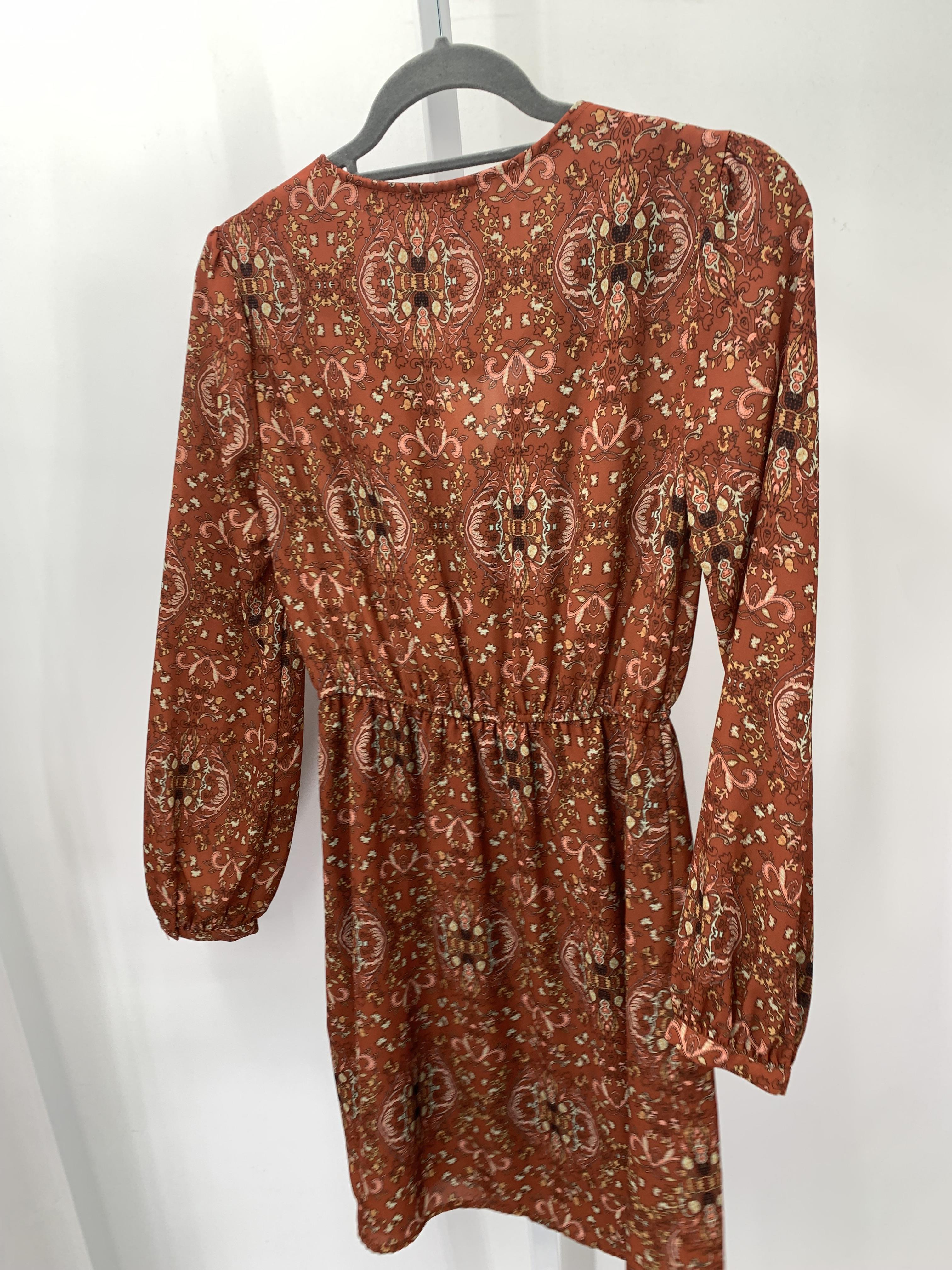 Forever 21 Size X Small Juniors Long Sleeve Dress