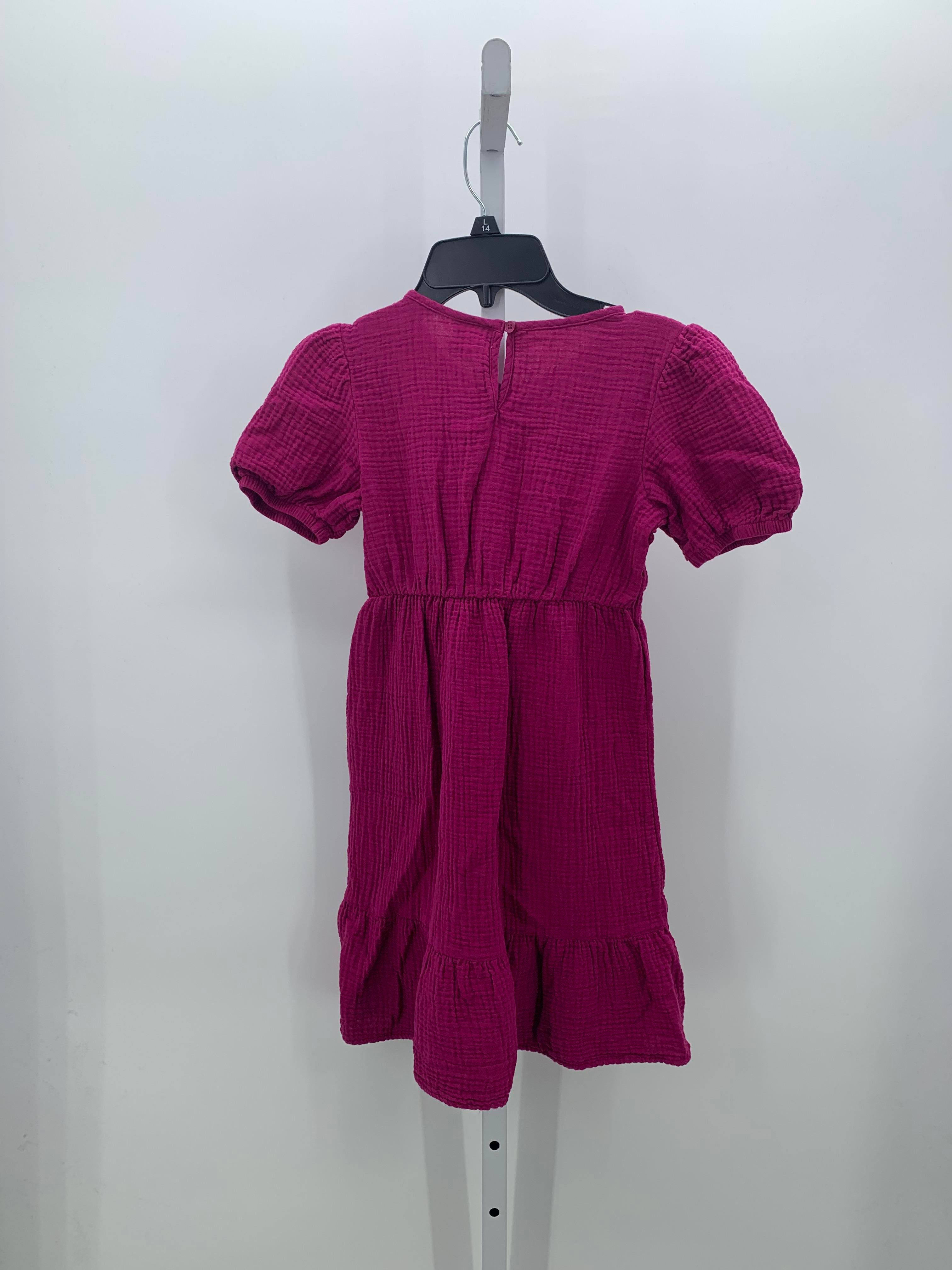 Wonder Nation Size 7-8 Girls Short Sleeve Dress