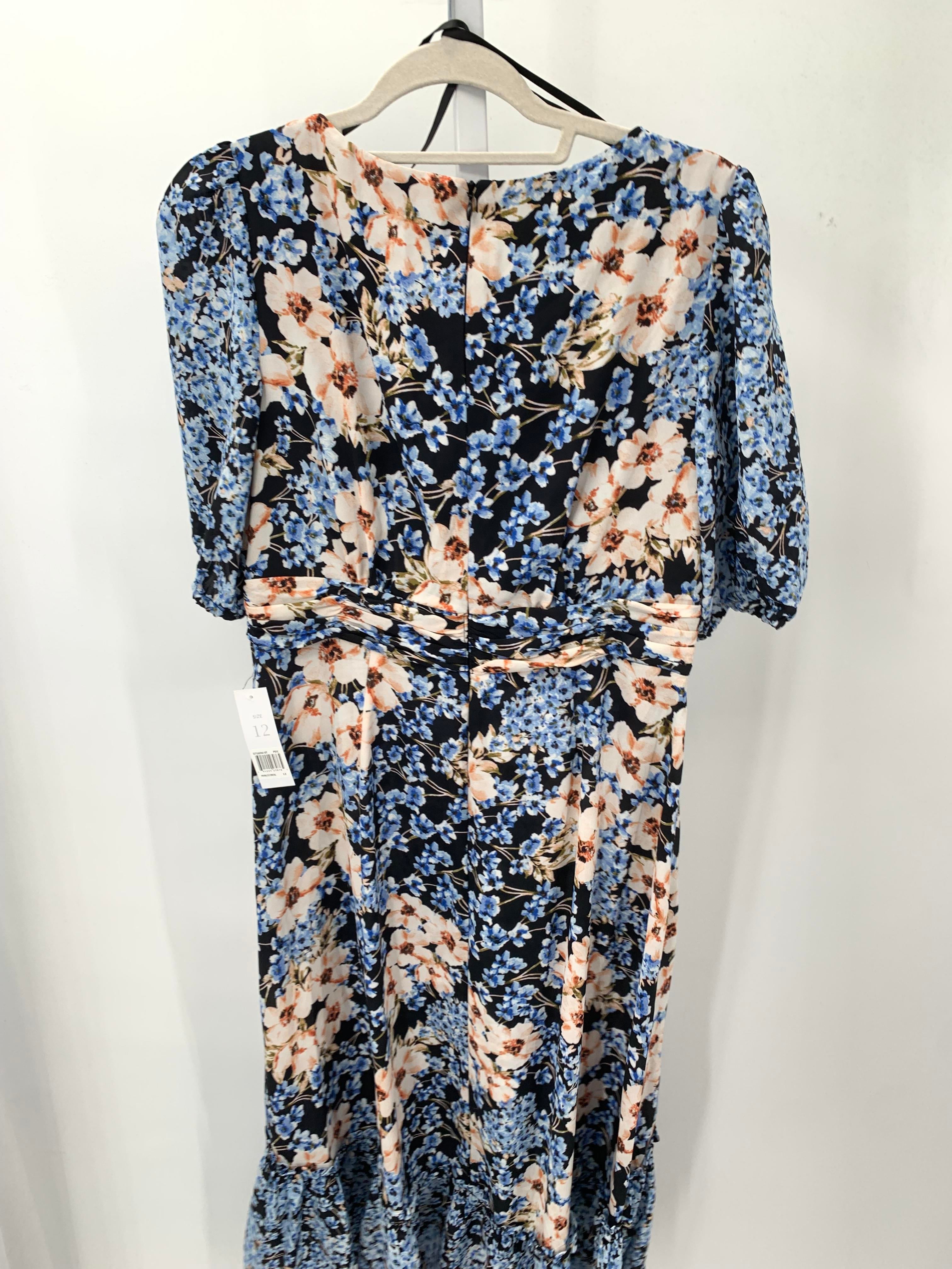 Donna Morgan Size 12 Misses Short Sleeve Dress