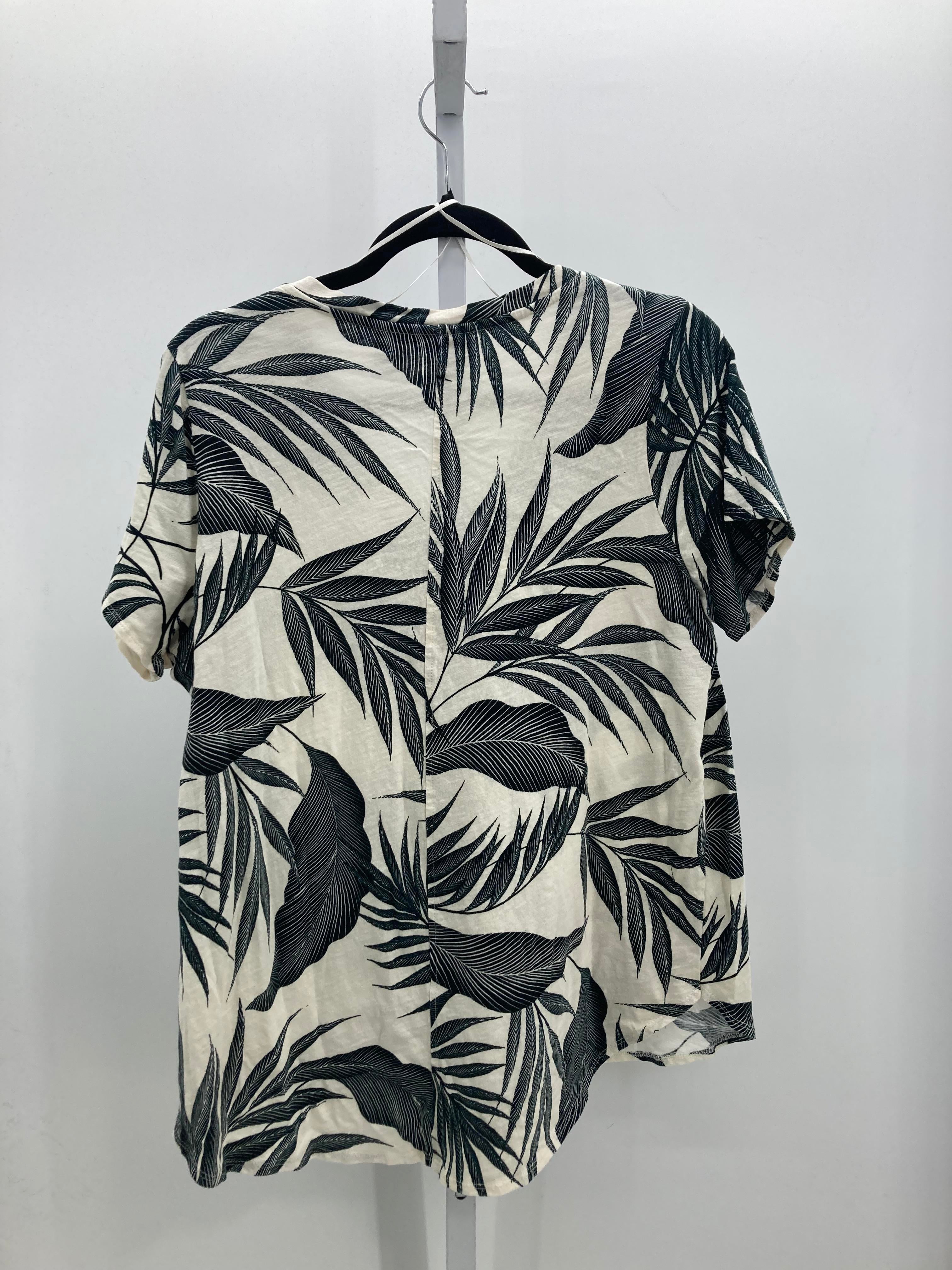 Tahari Size 1X Womens Short Sleeve Shirt