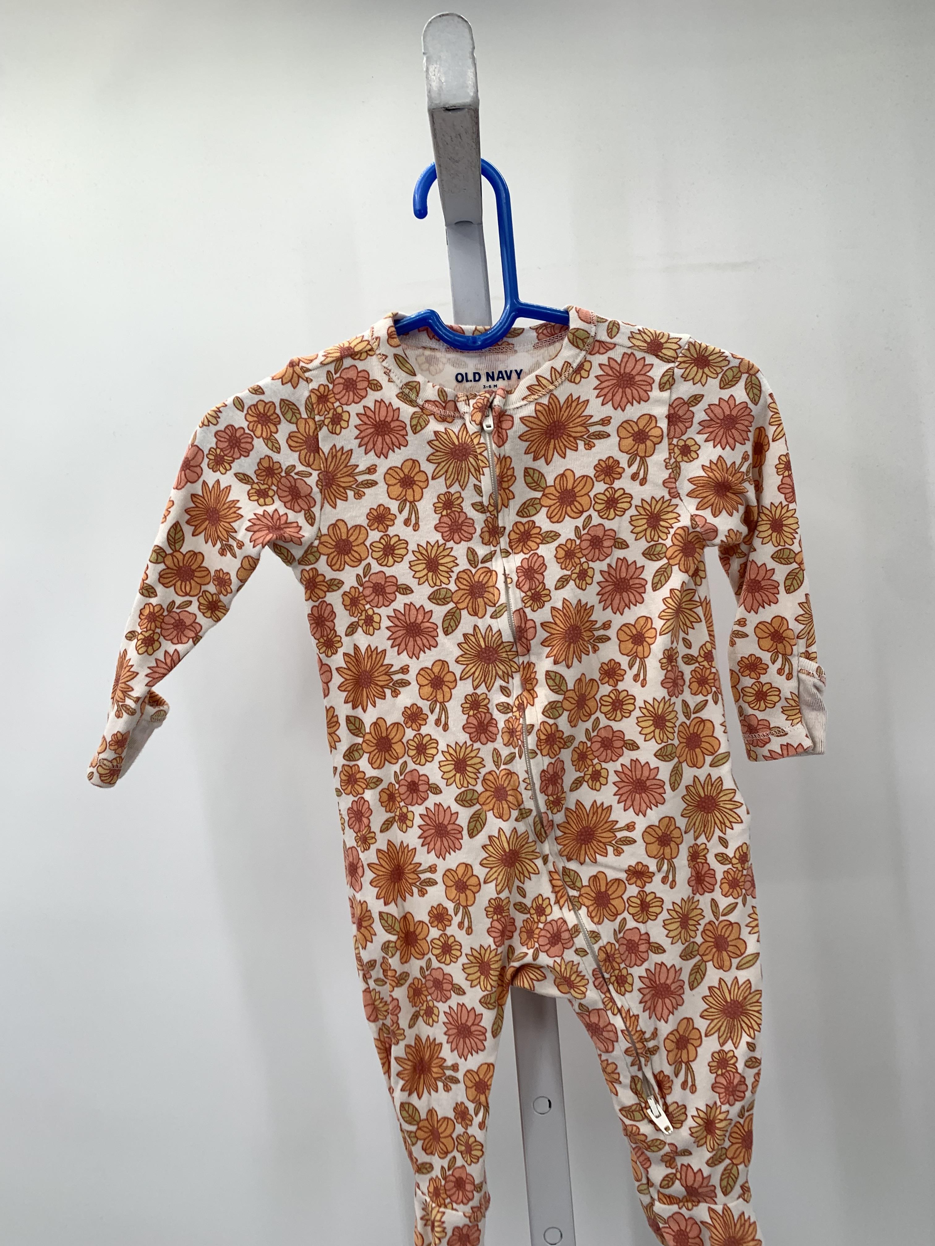 Old Navy Size 3-6 Months Girls Long Slv. Romper