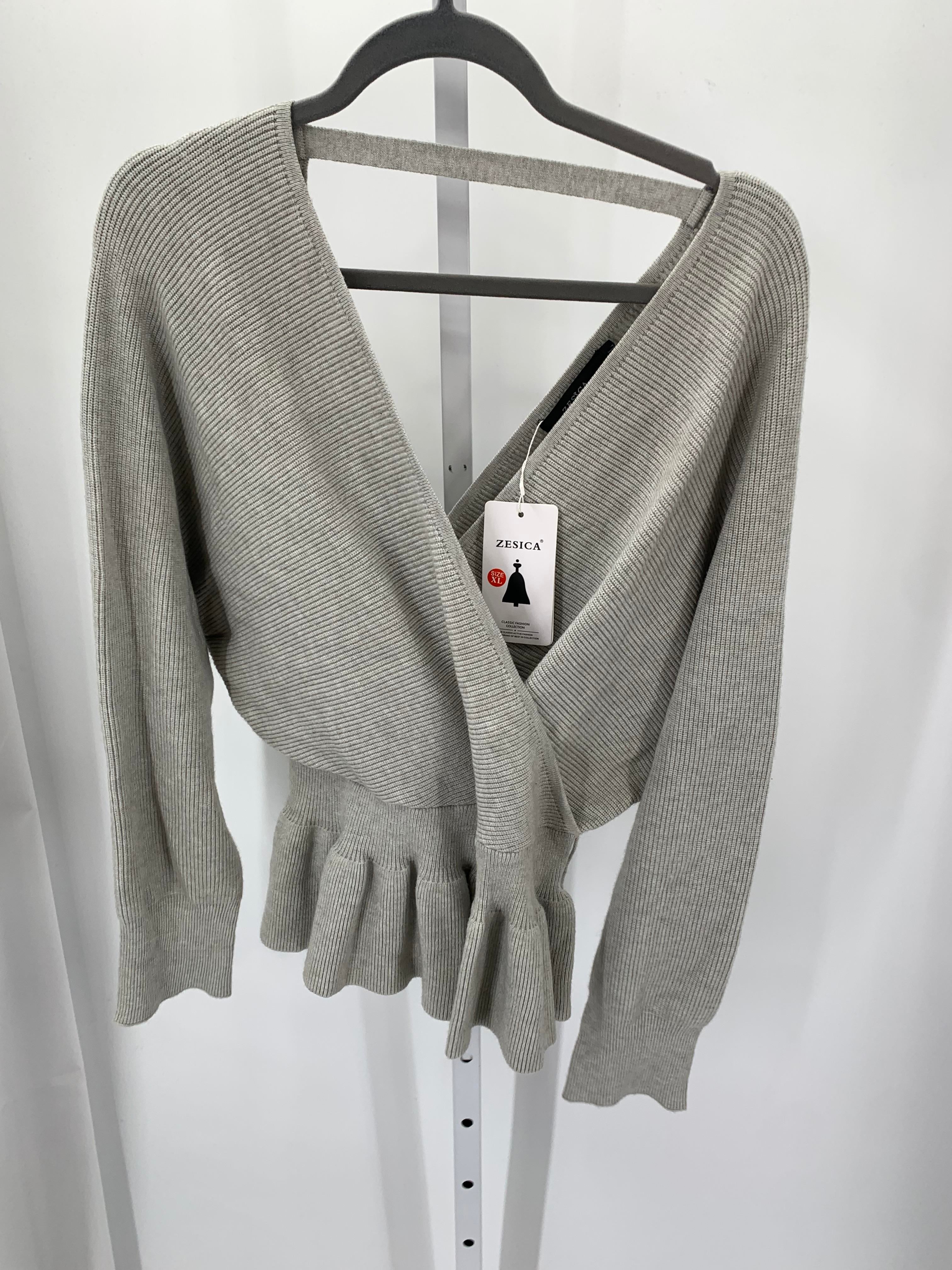 Size Extra Large Misses Long Slv Sweater