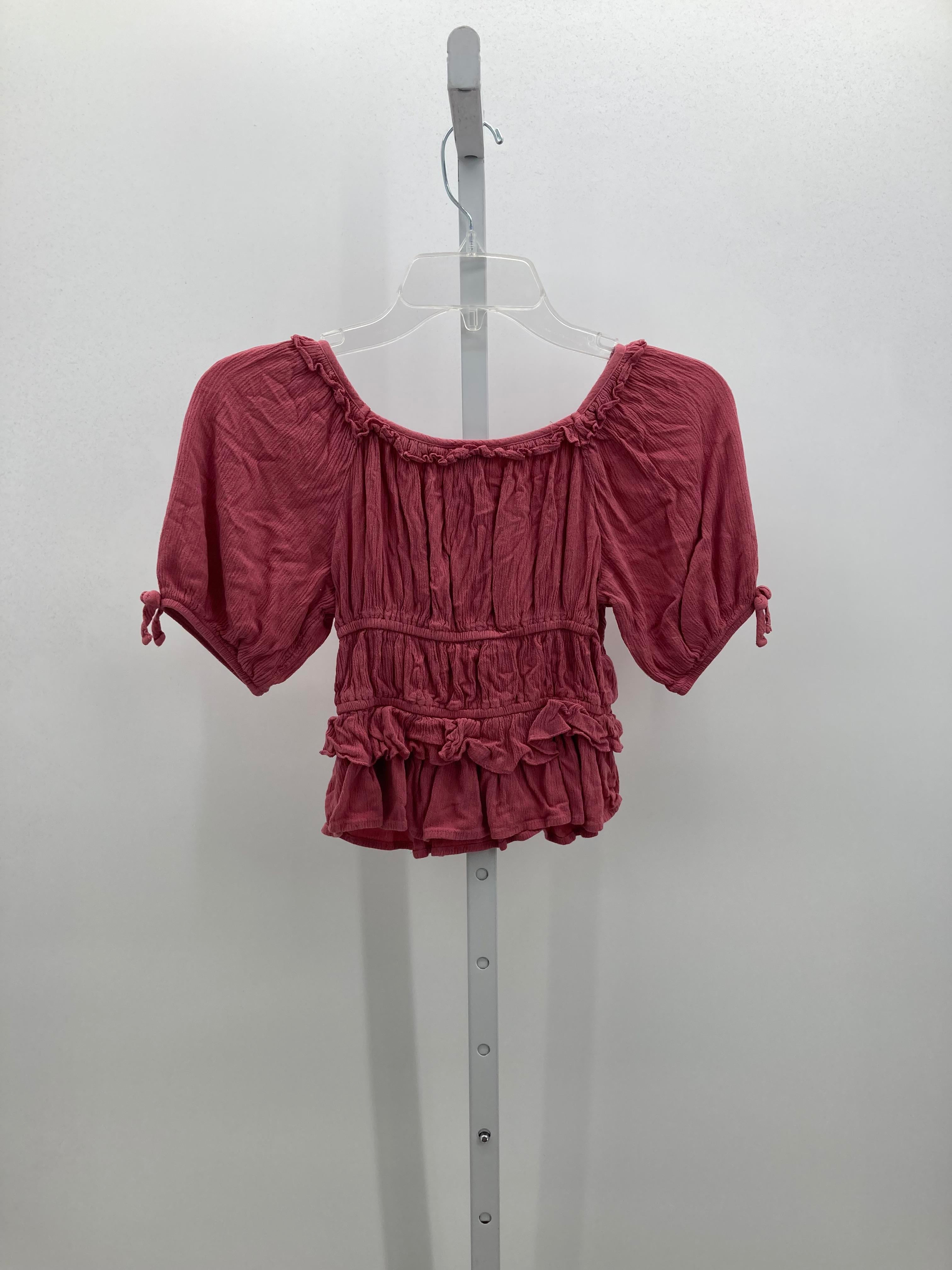 Self Esteem Size 7-8 Girls Short Sleeve Shirt