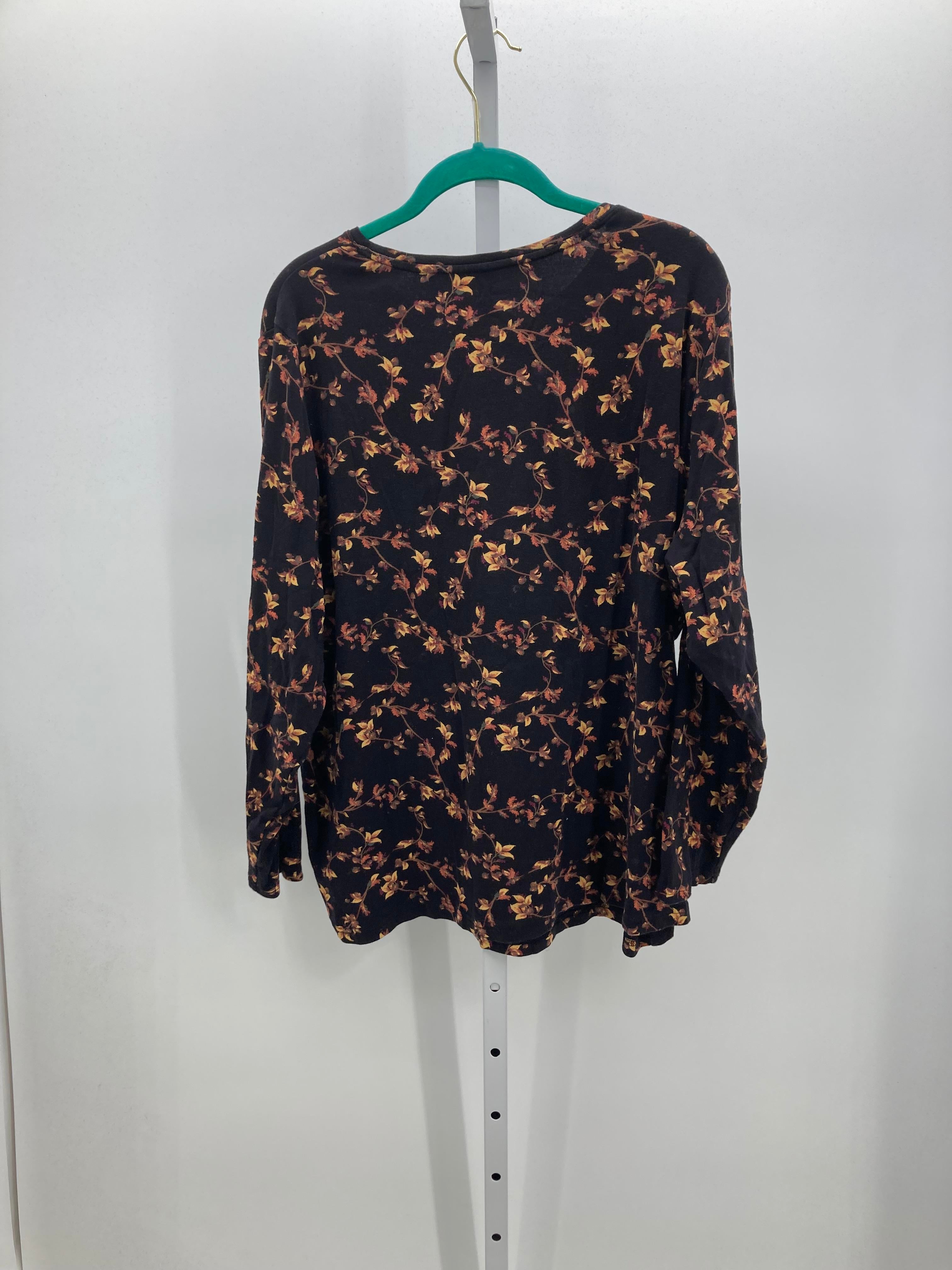 Croft & Barrow Size 2X Womens Long Sleeve Shirt