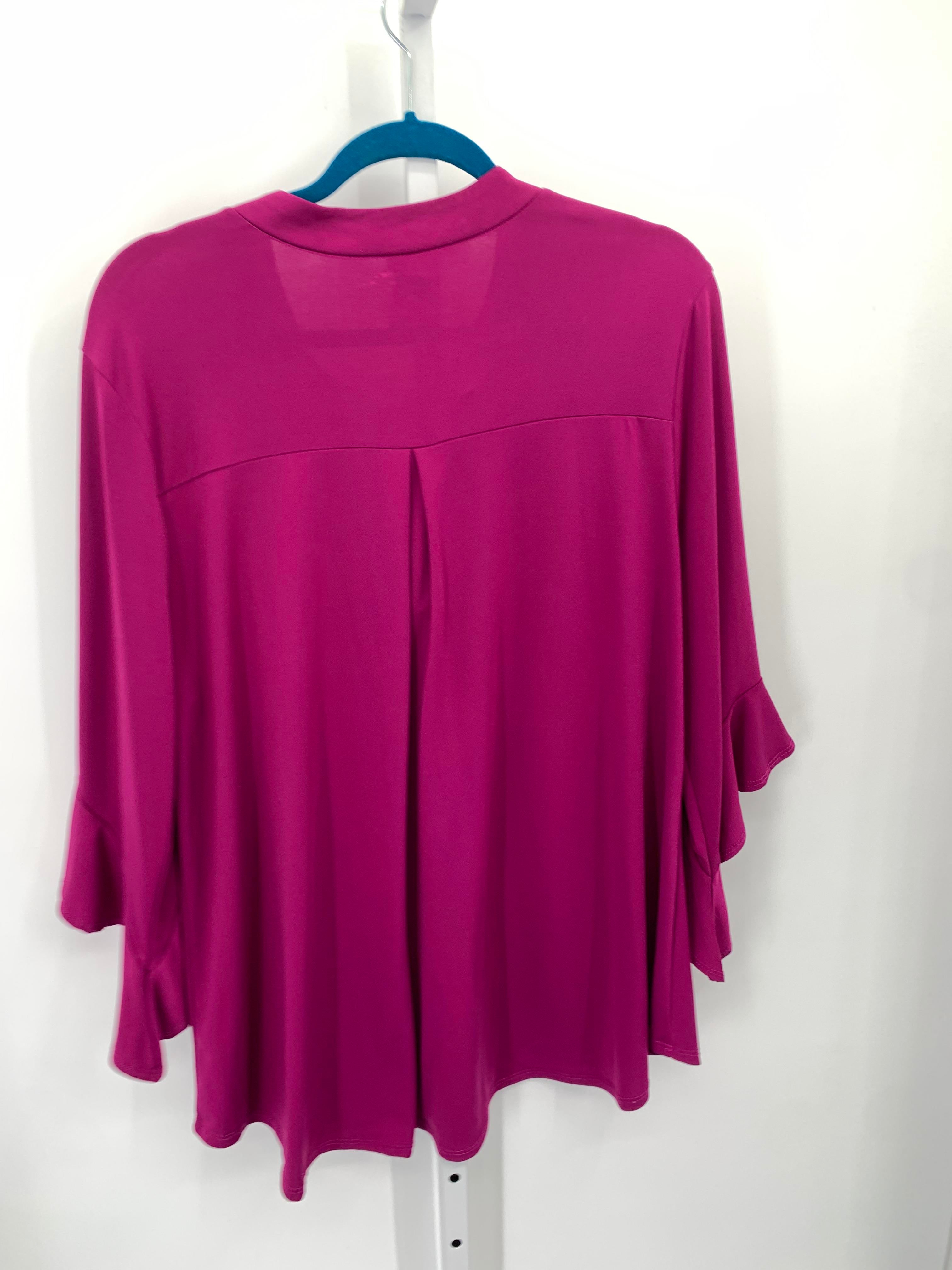 Size Extra Large Misses 3/4 Sleeve Shirt