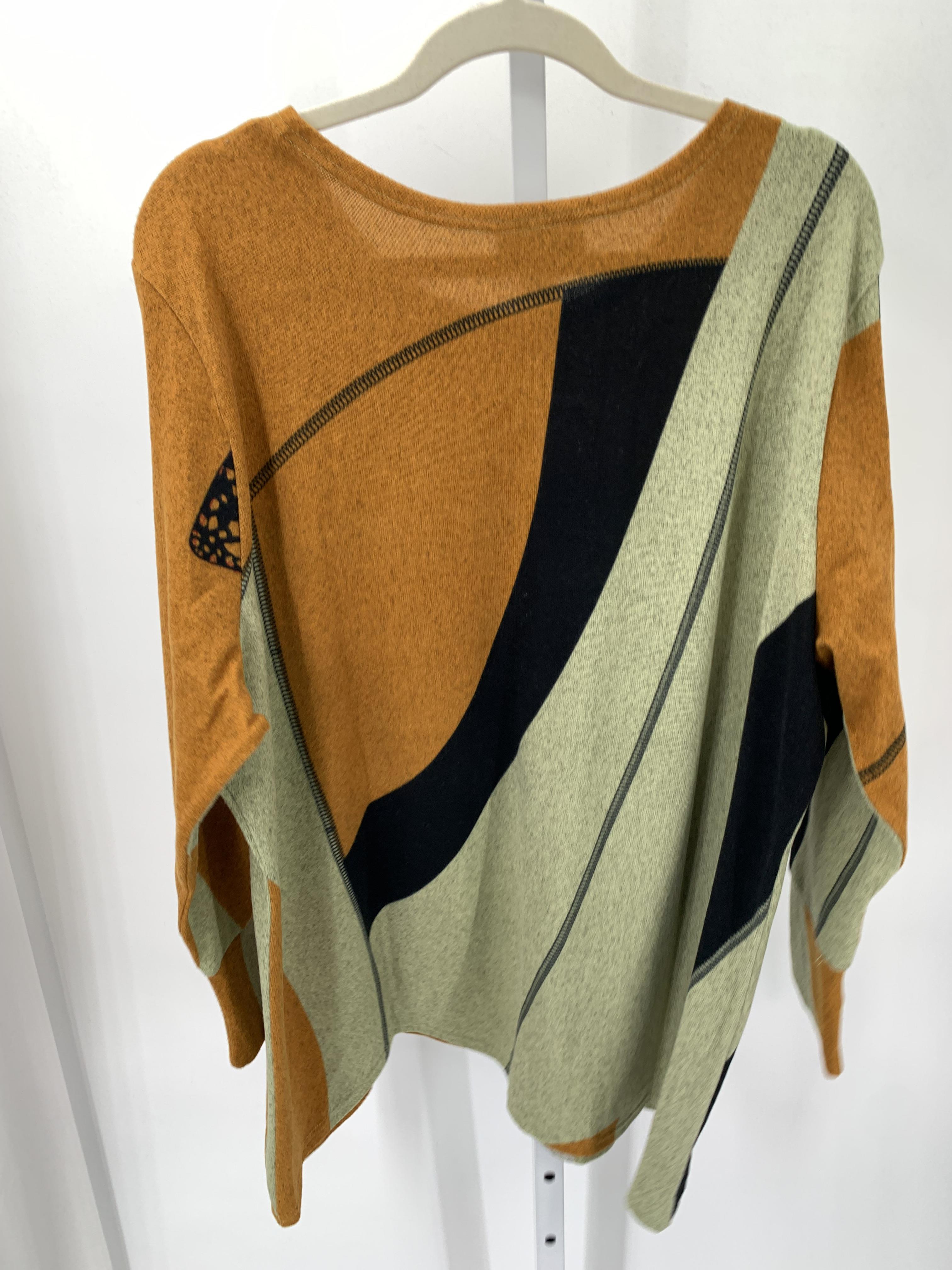 Size 1X Womens Long Sleeve Shirt