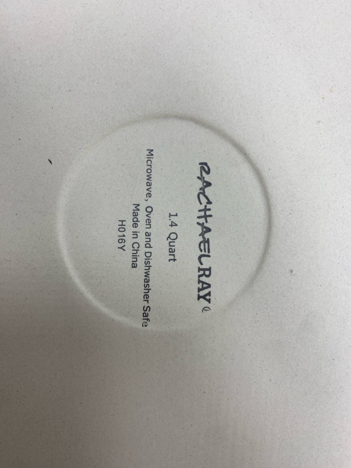 RACHAEL RAY 2PC OVAL STONEWARE BAKER.