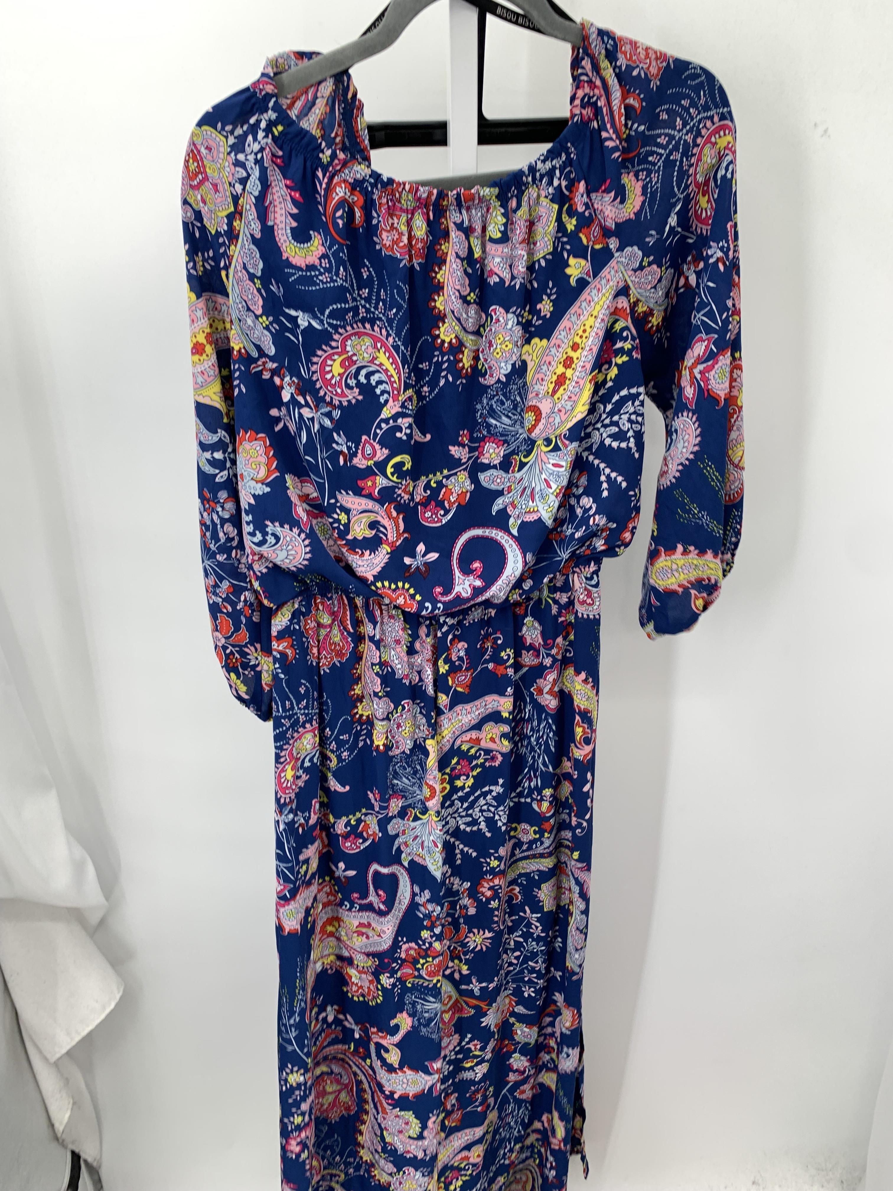 Bisou Bisou Size 4 Misses Long Sleeve Dress