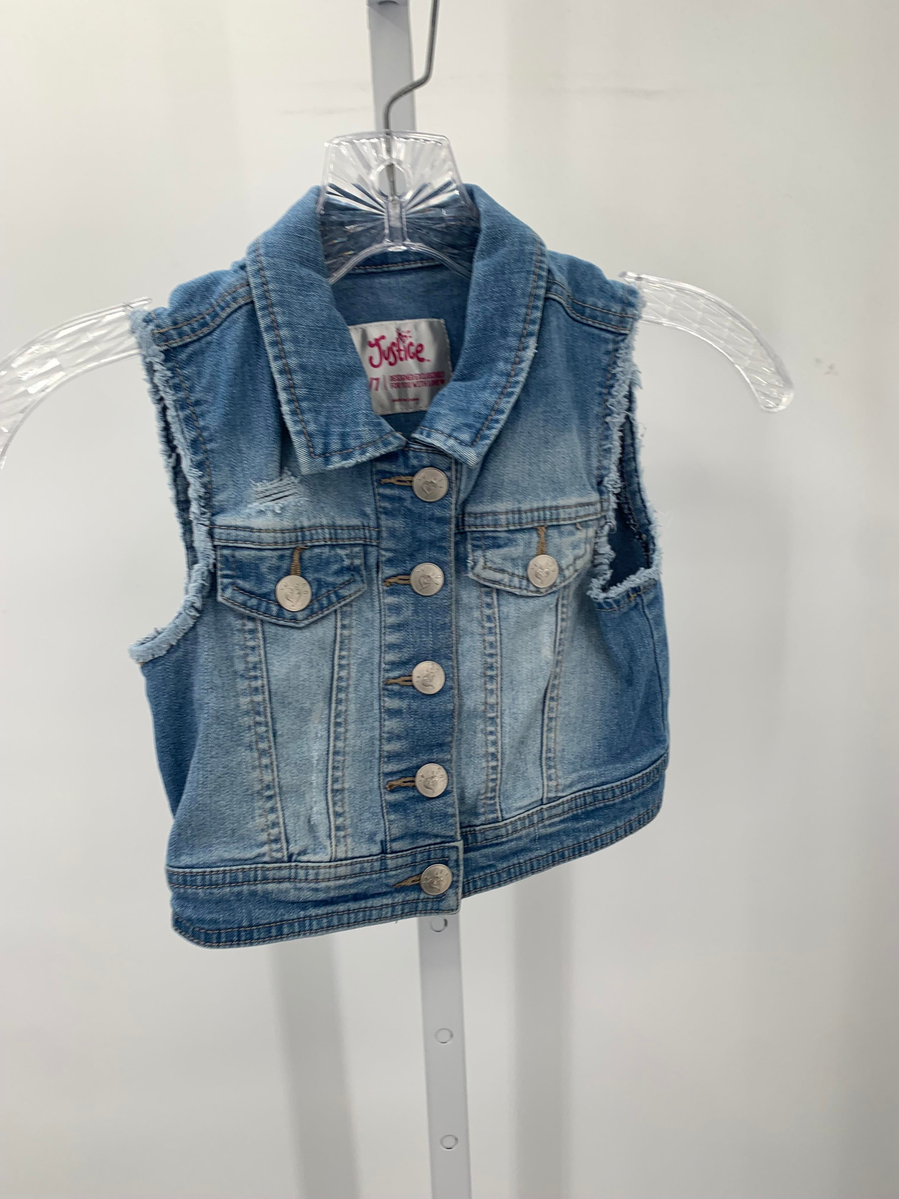 Justice Size 6-7 Girls Vest