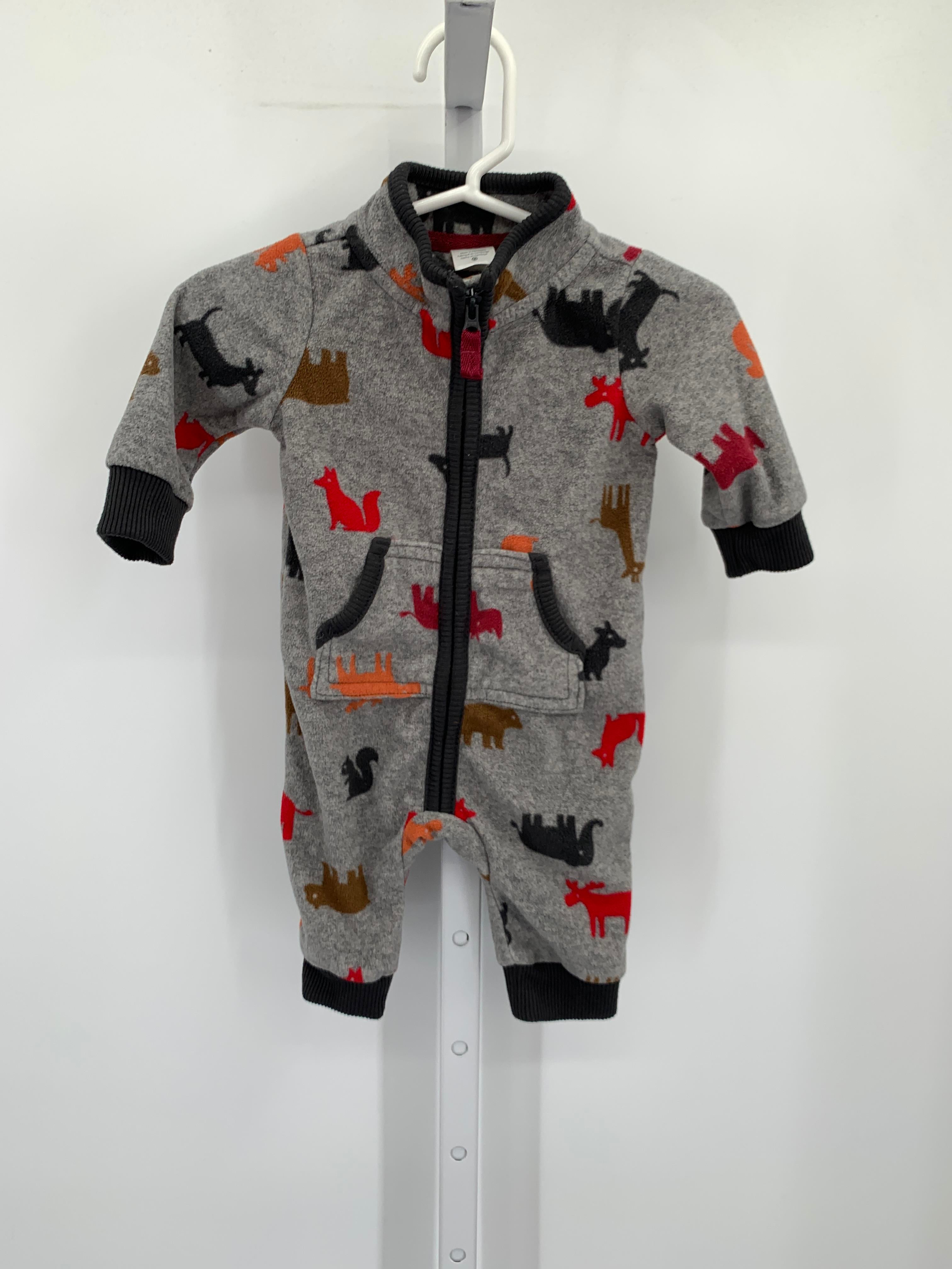 ANIMALS ZIP FLEECE