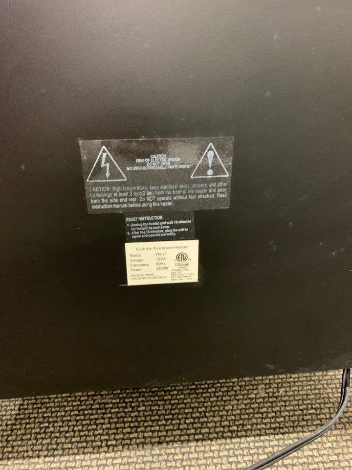 DOUBLE DOOR ELECTRIC FIREPLACE.