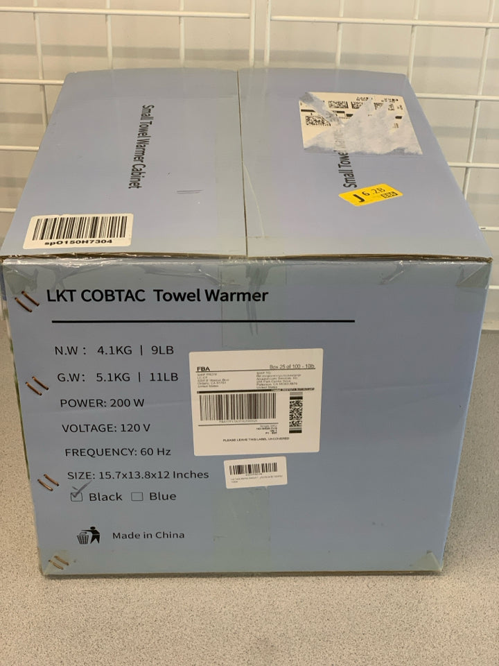 NIB TOWEL WARMER CABINET.
