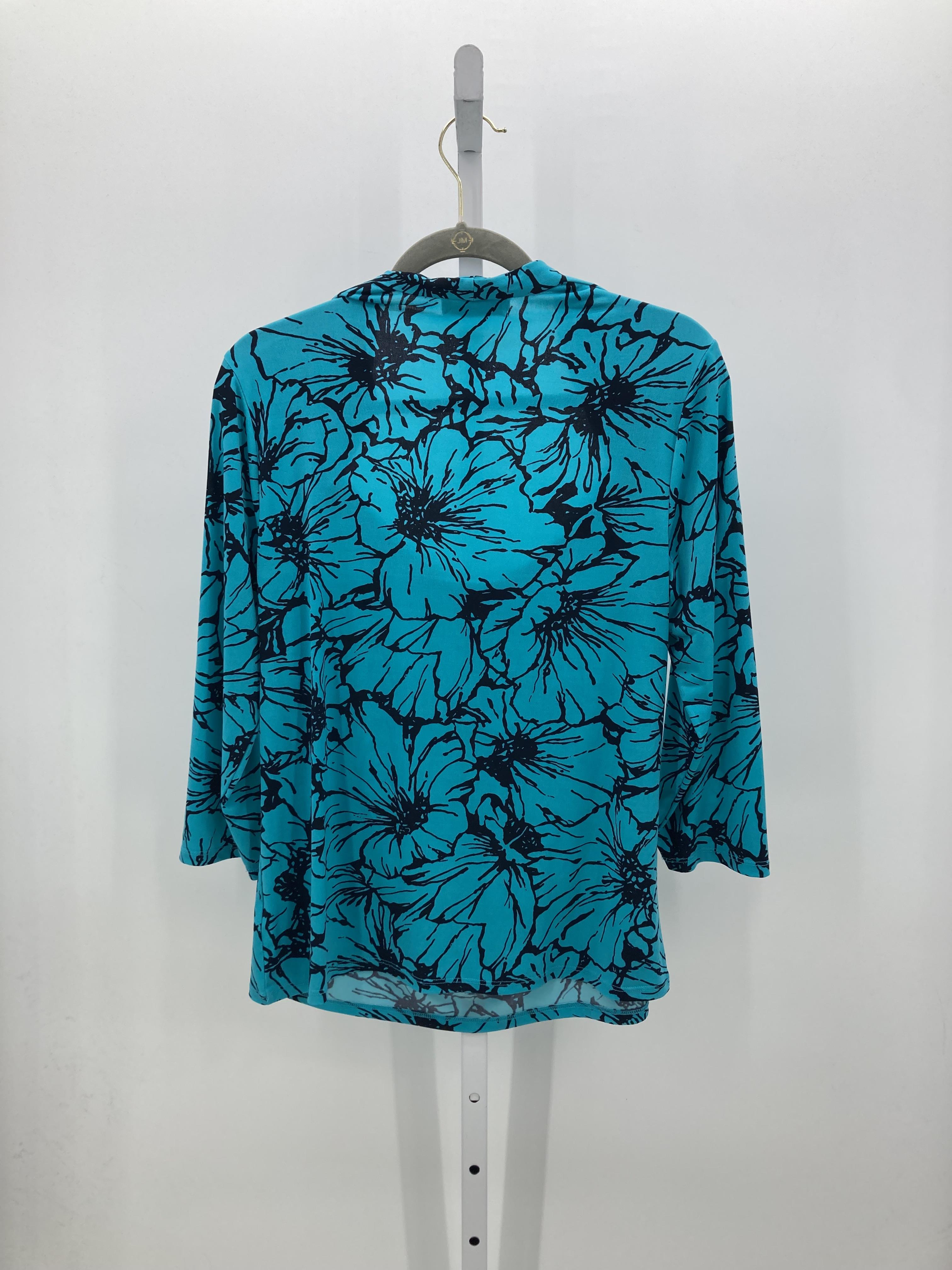 Liz Claiborne Size Large Misses 3/4 Sleeve Shirt