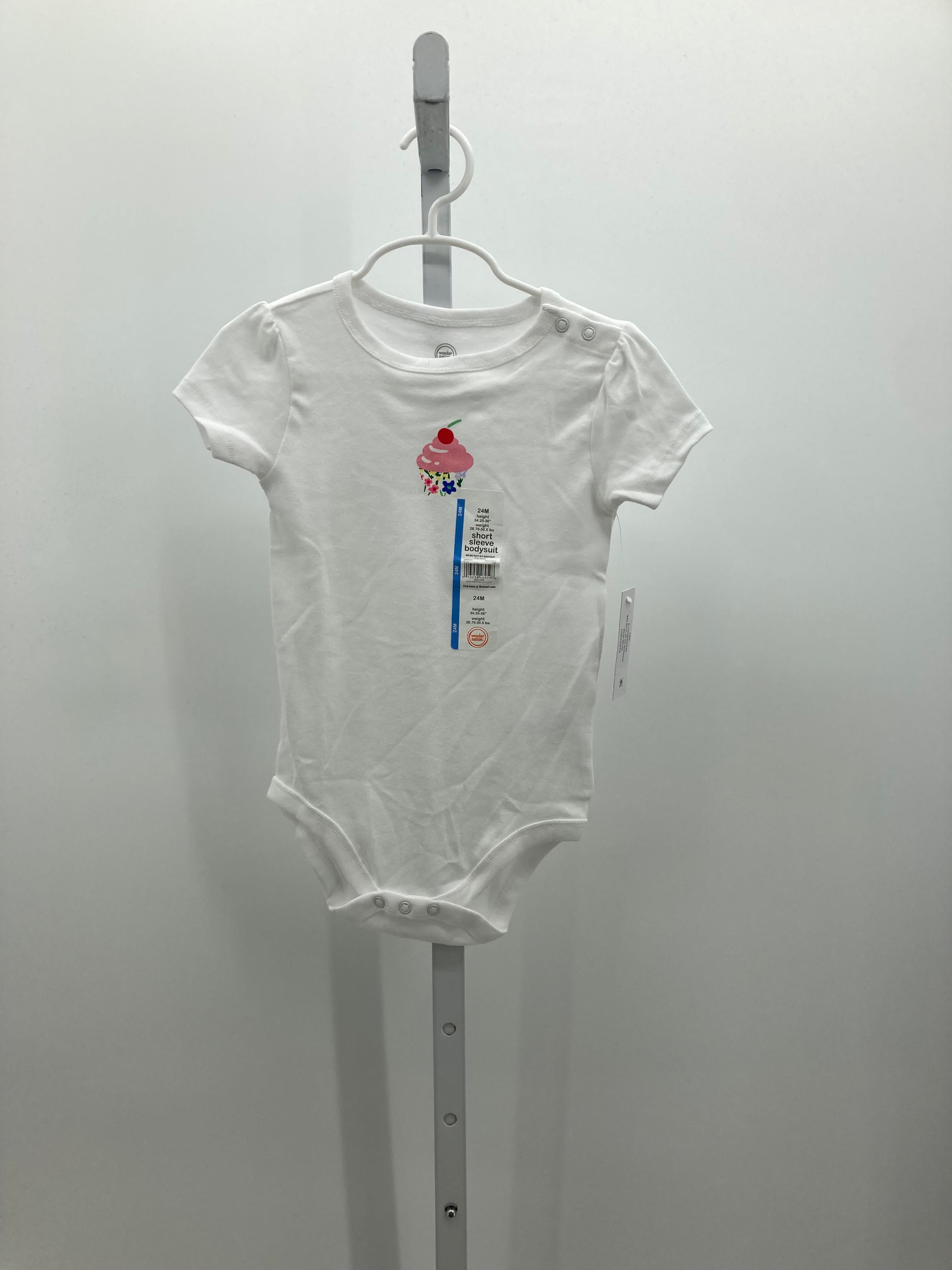 Wonder Nation Size 24 Months Girls Short Sleeve Shirt