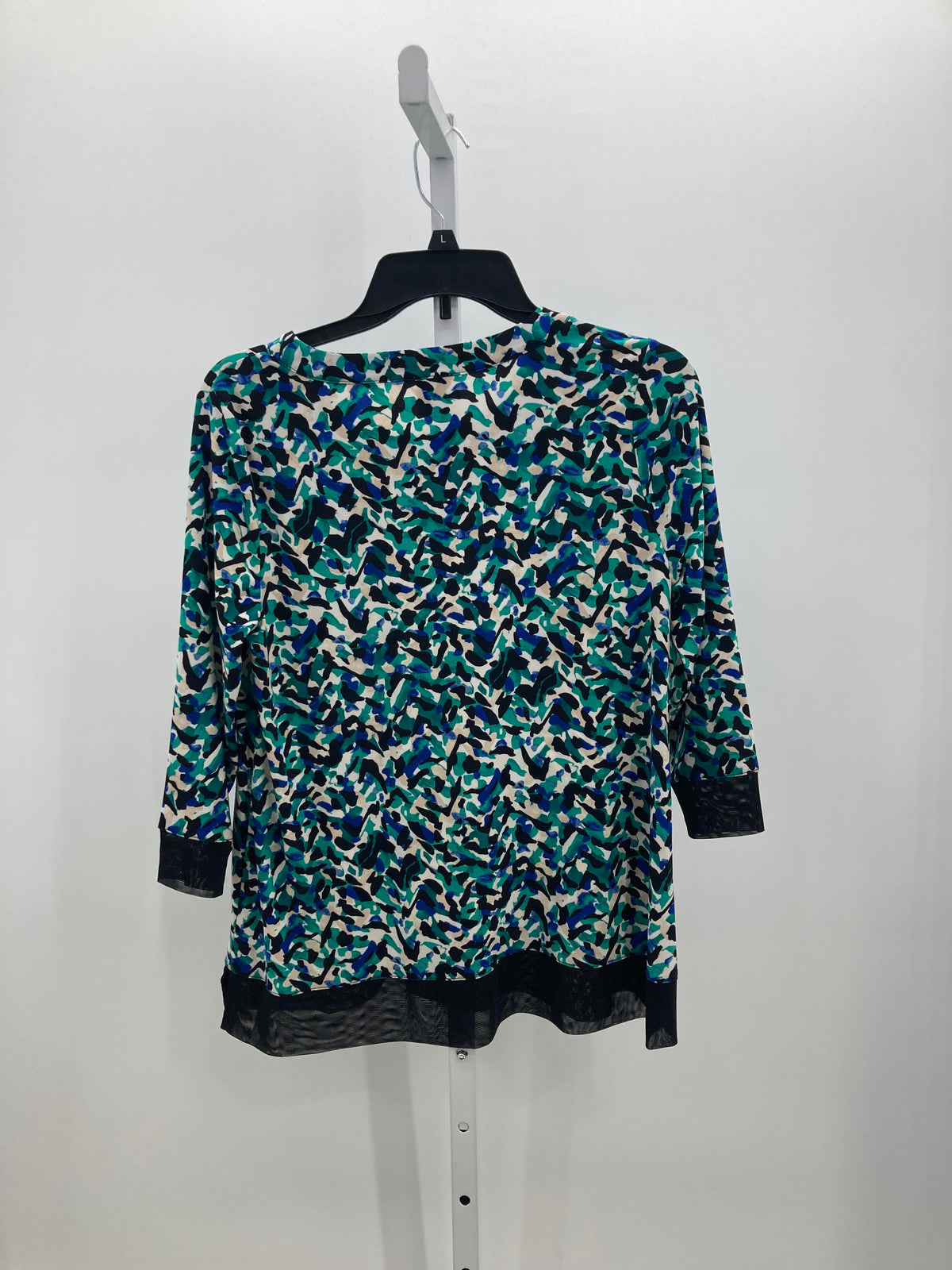 Anne Klein Size Small Petite Petite 3/4 Sleeve Shirt