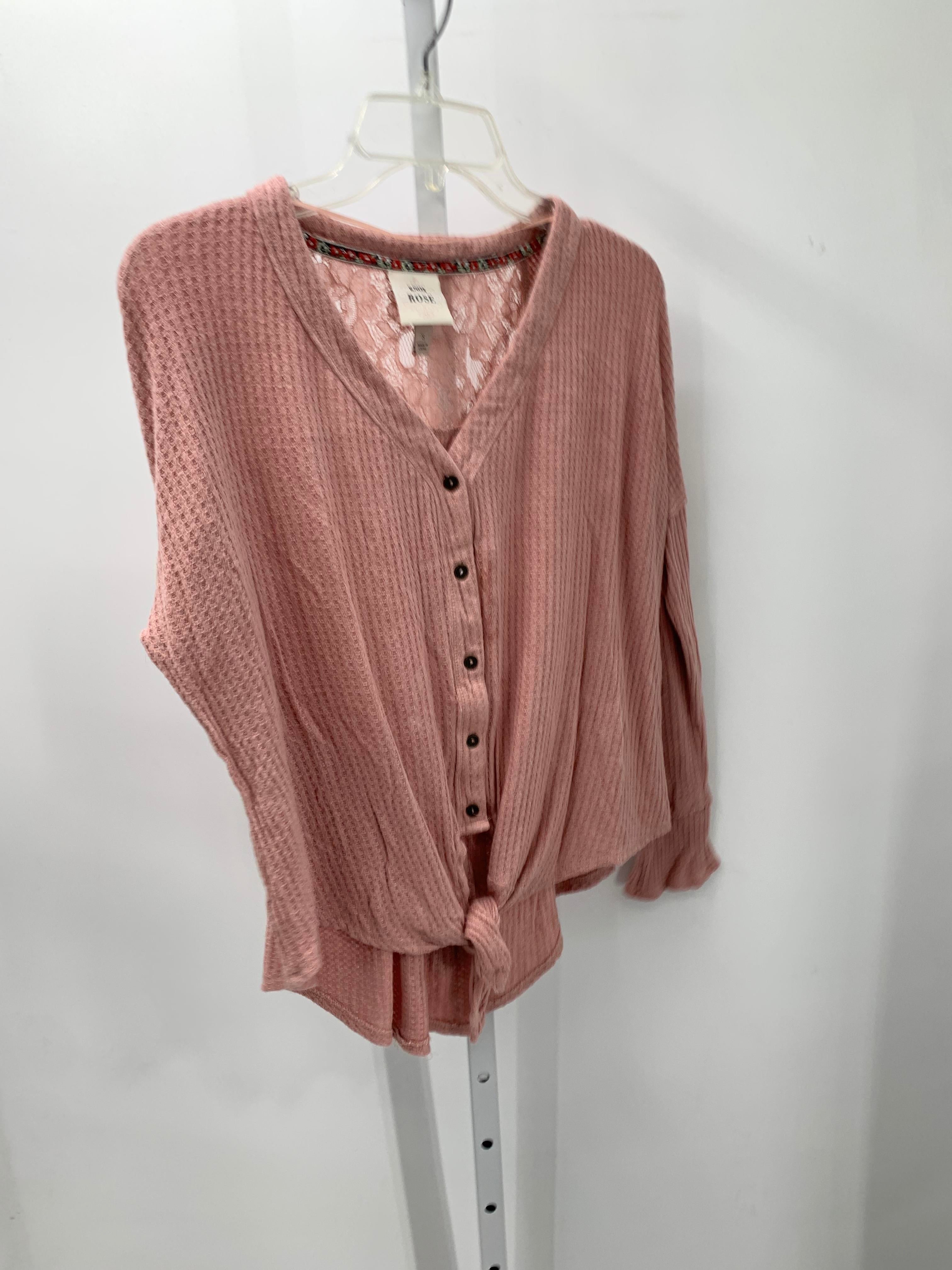 Knox Rose Size Small Misses Long Sleeve Shirt