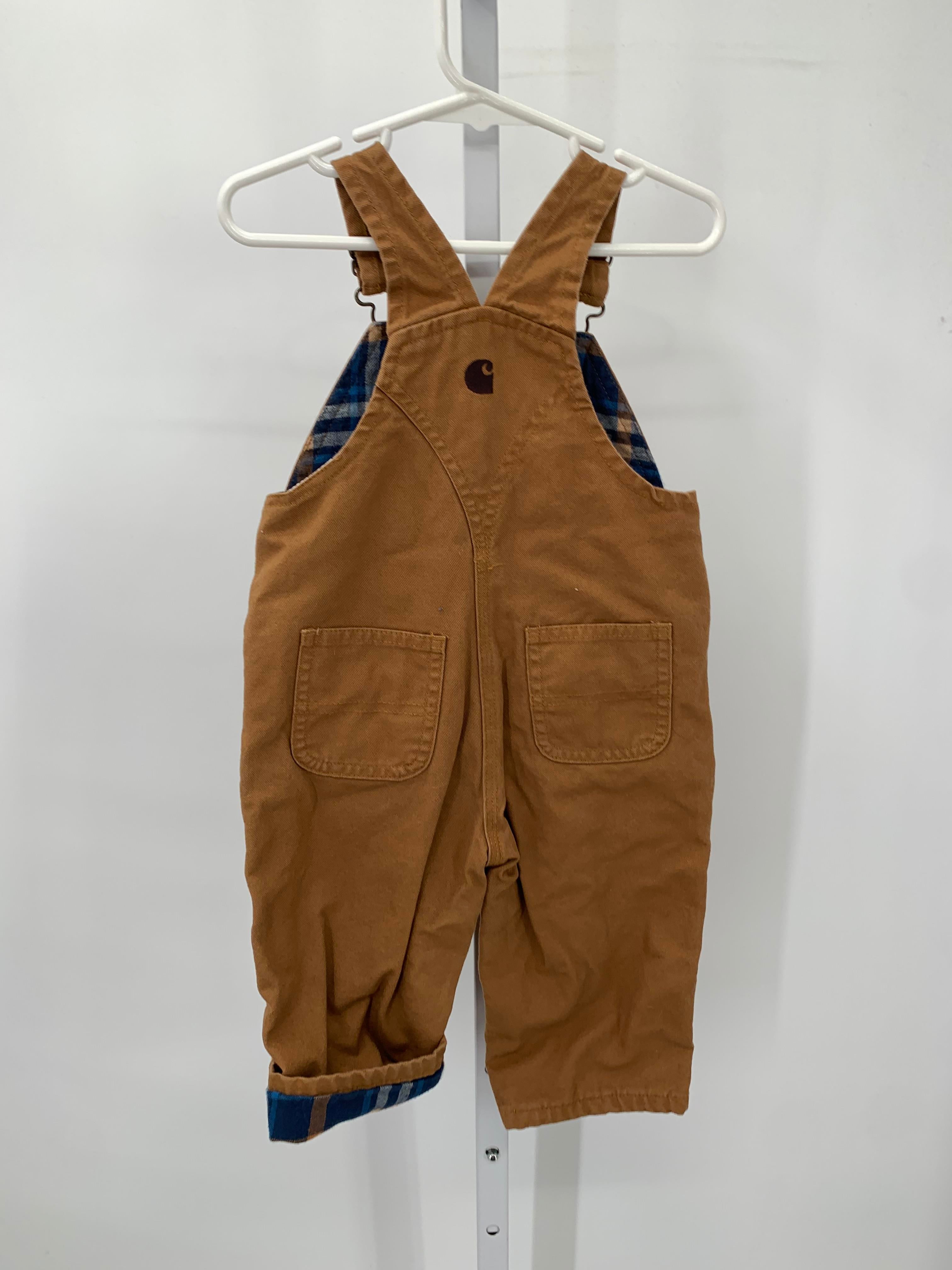 DENIM FLANNEL LINED OVERALLS