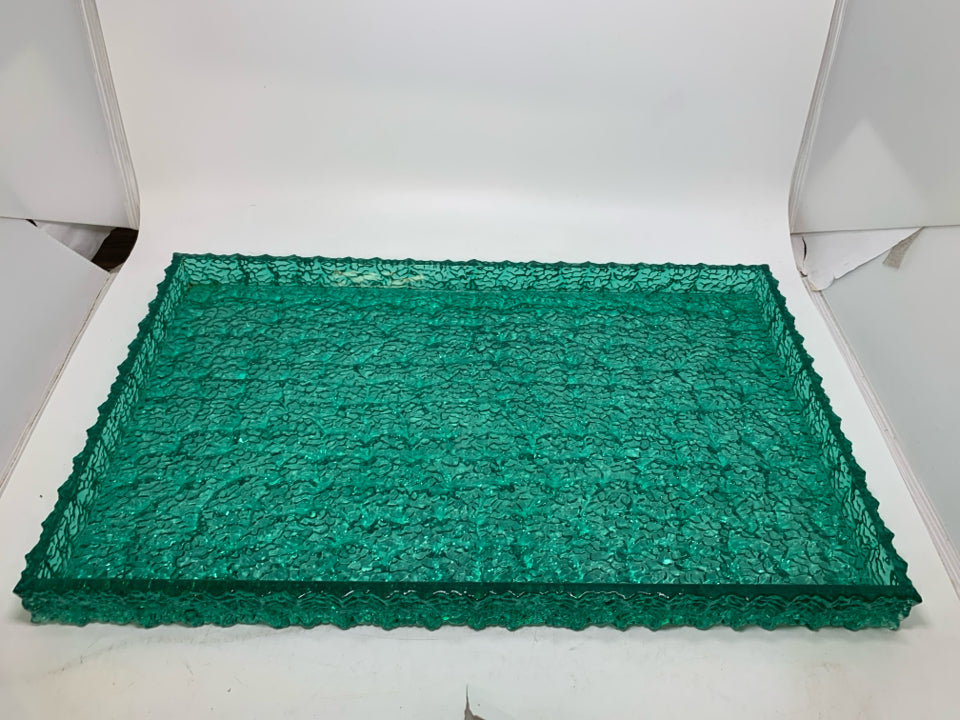 RESIN LARGE TRAY TEXTURED BOTTOM.