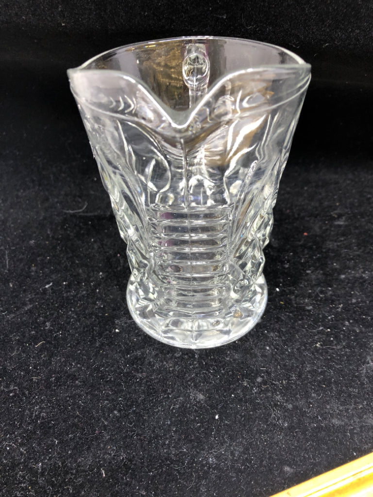CUT GLASS LARGE CREAMER.