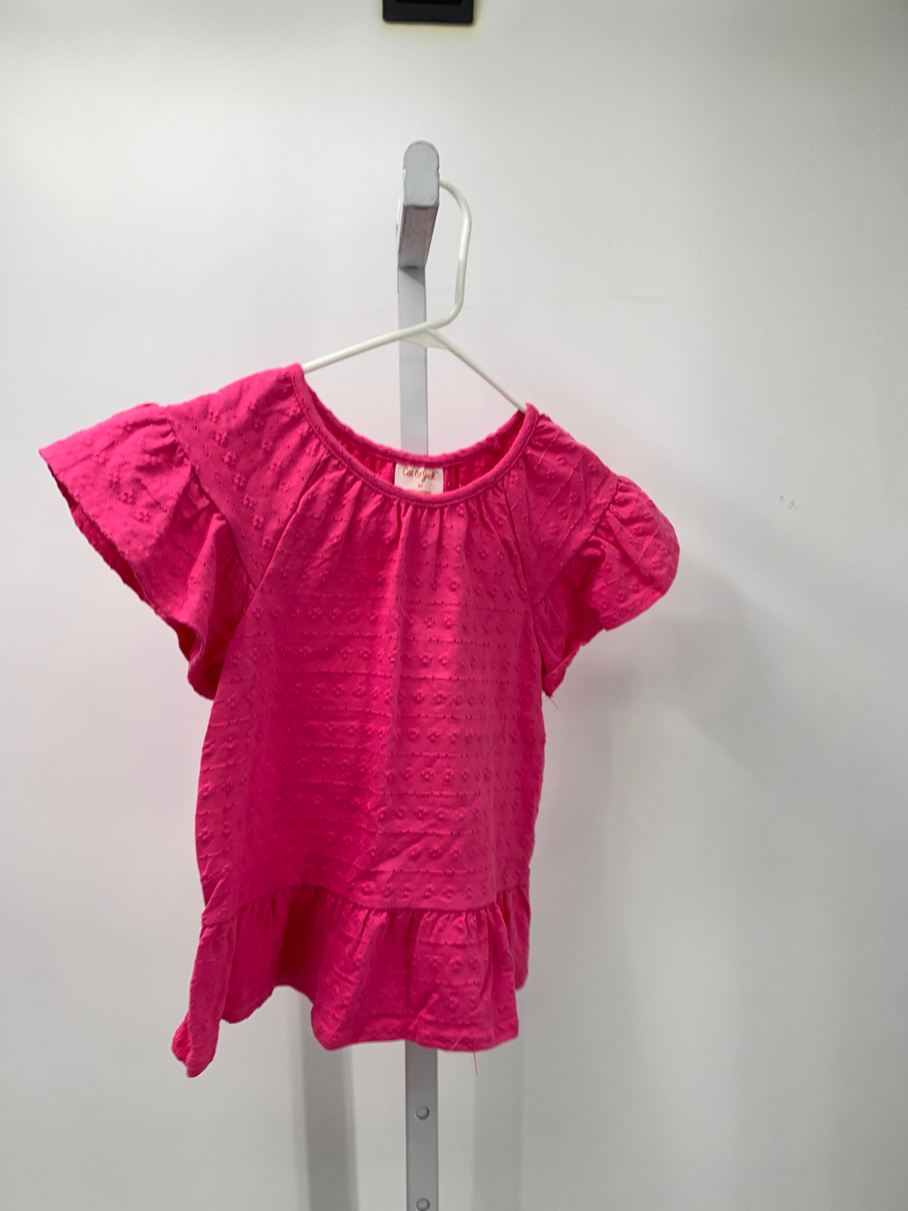 Cat & Jack Size 5T Girls Short Sleeve Shirt