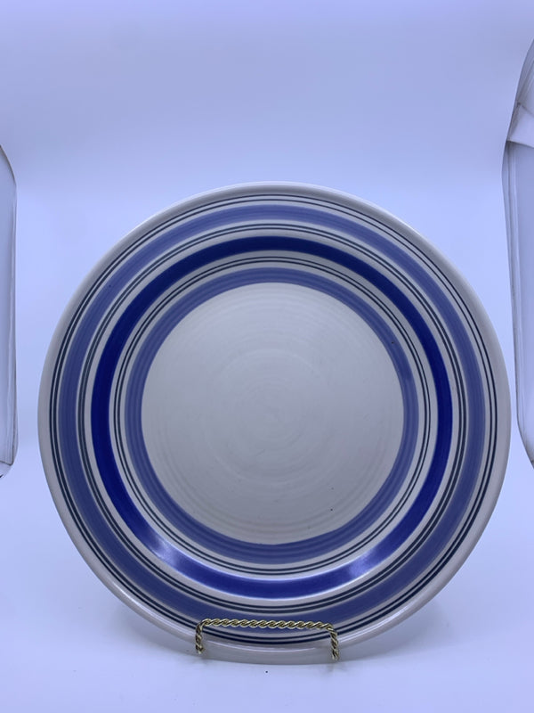 BLUE AND WHITE PFALTZGRAFF PLATTER.