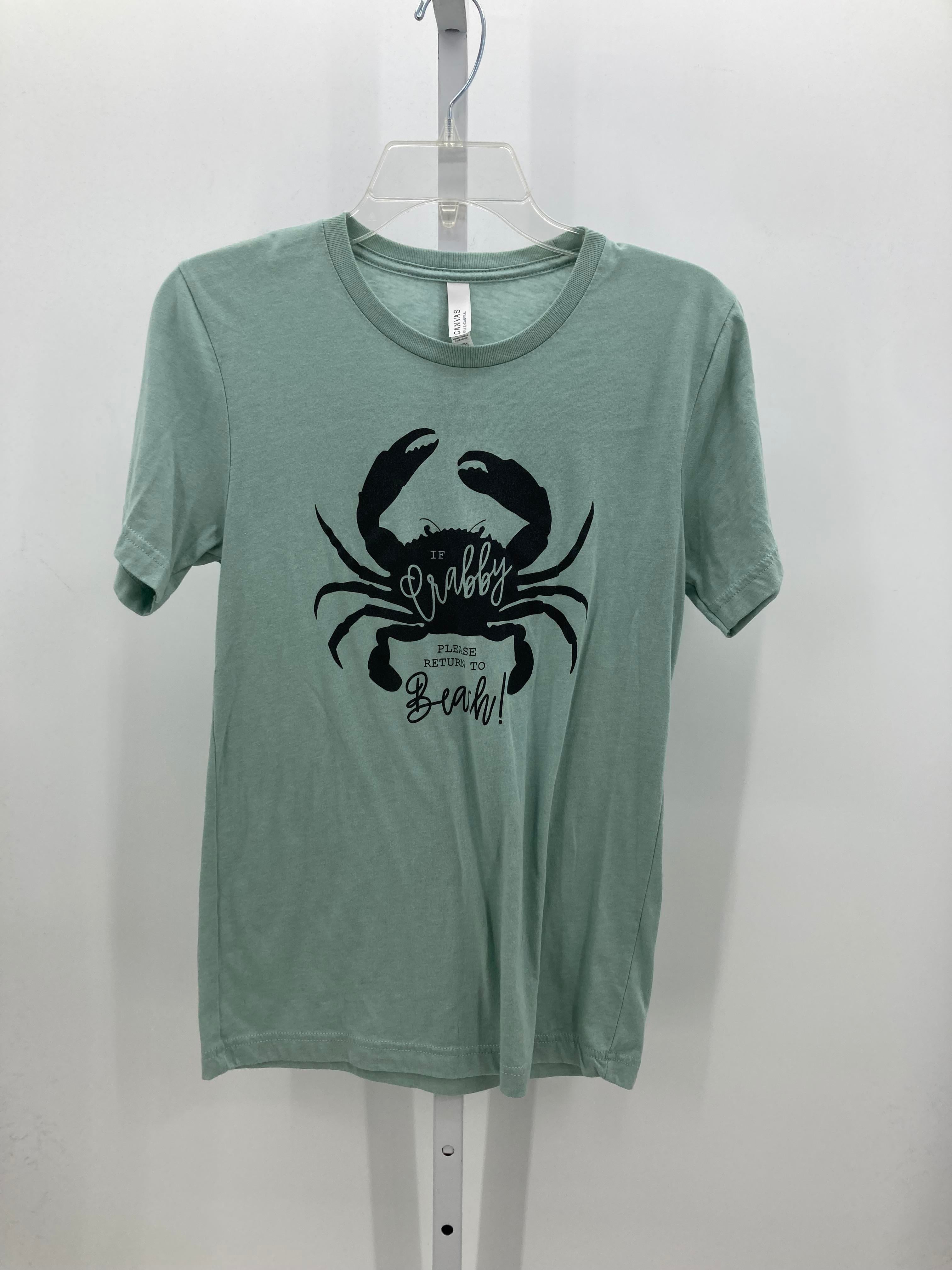 Canvas Size Small Misses Short Sleeve Shirt