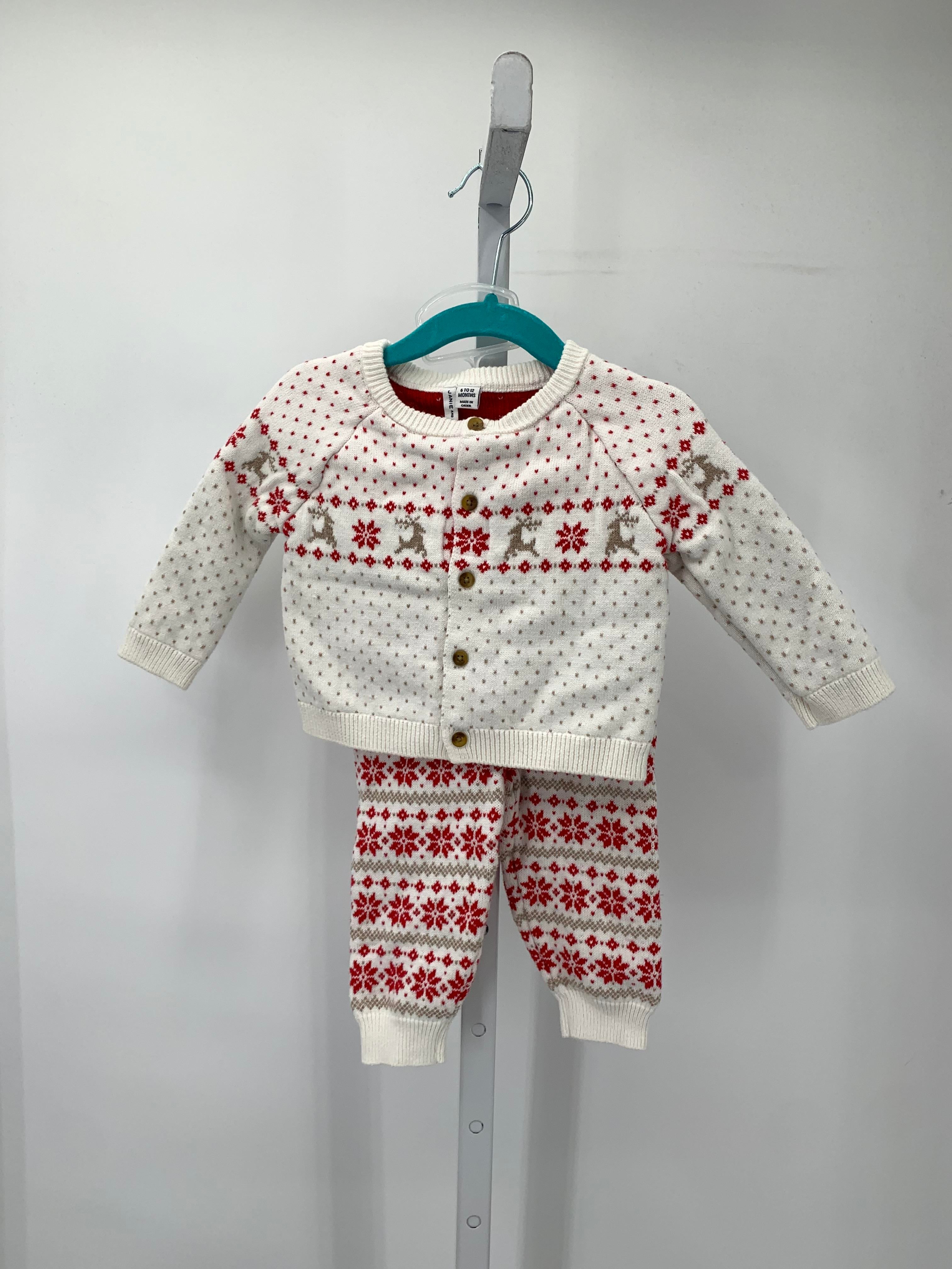 Janie and Jack Size 6-12 mon Girls 2 Pieces