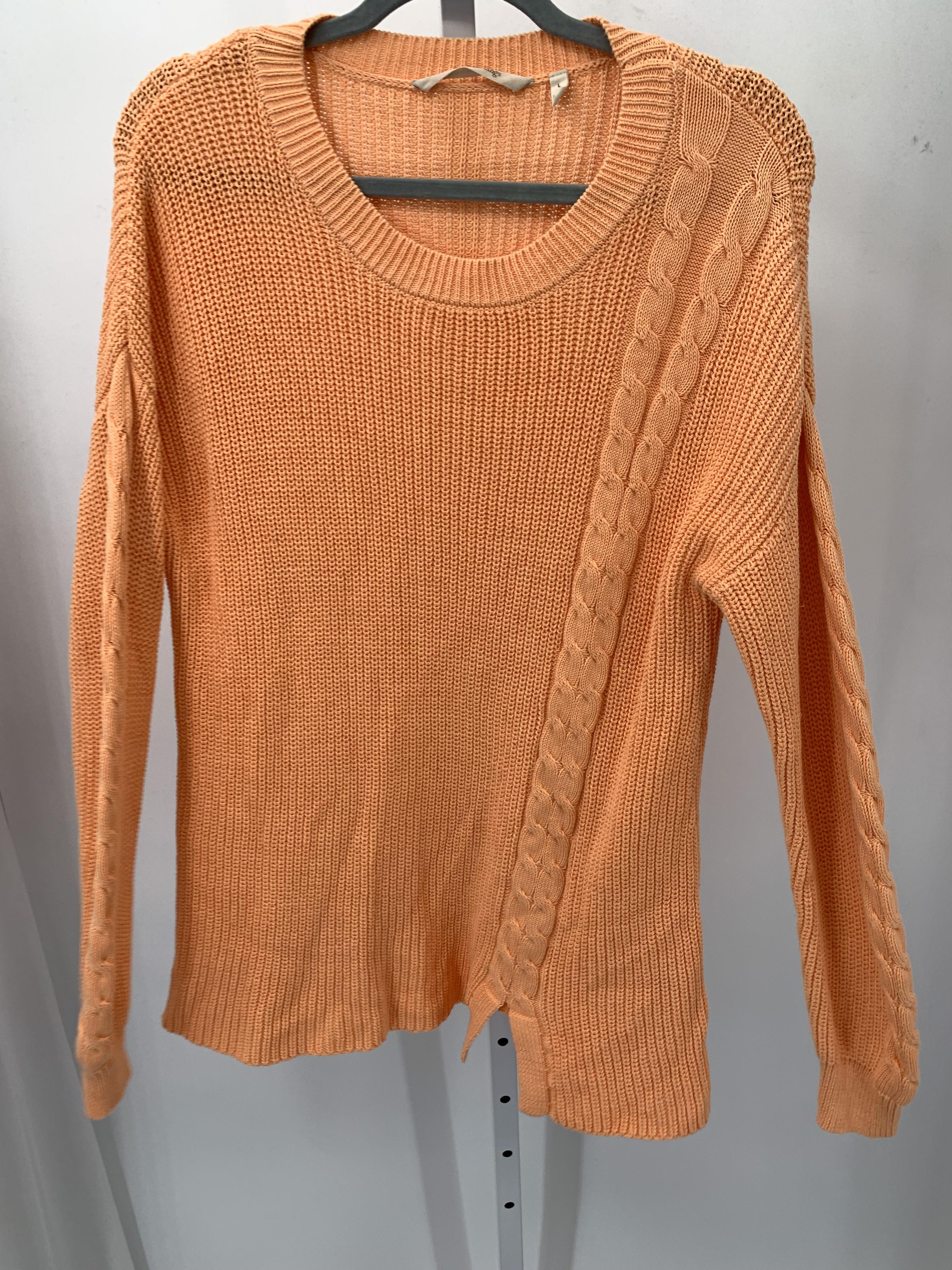 Soft Surroundings Size Large Misses Long Slv Sweater