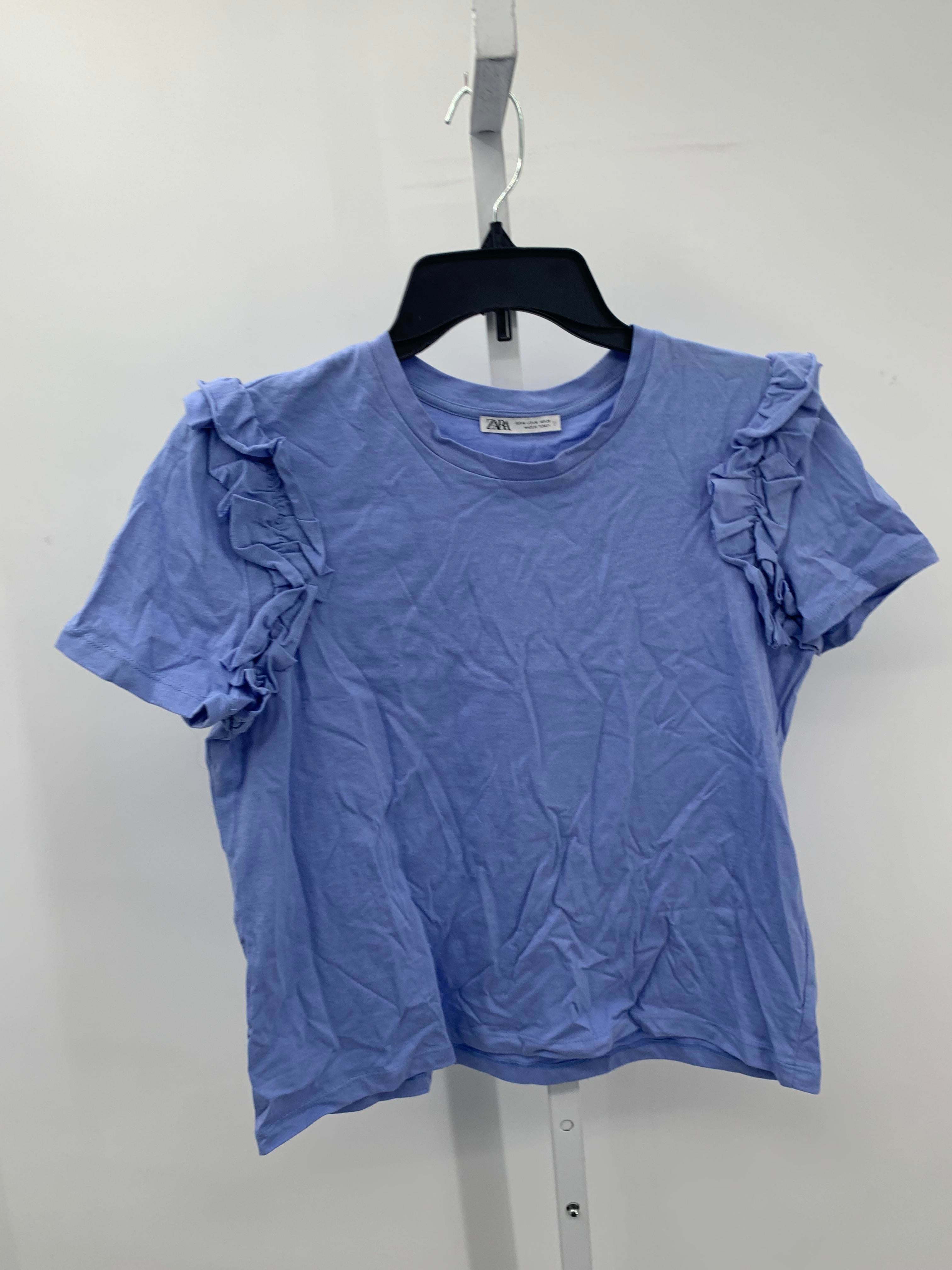 Zara Size Extra Large Misses Short Sleeve Shirt
