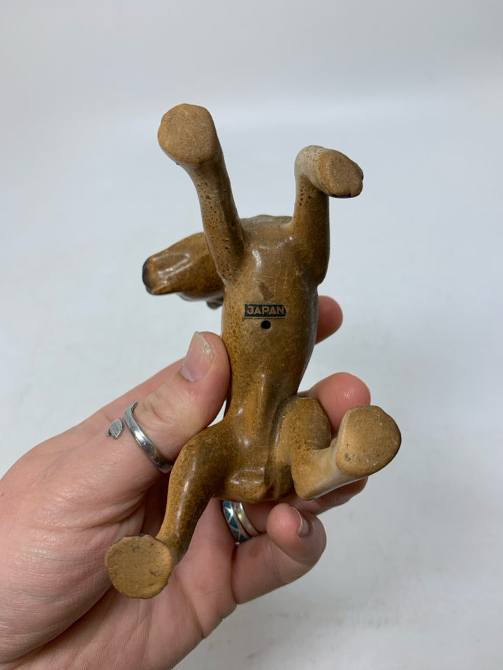BROWN BOXER DOG STANDING.