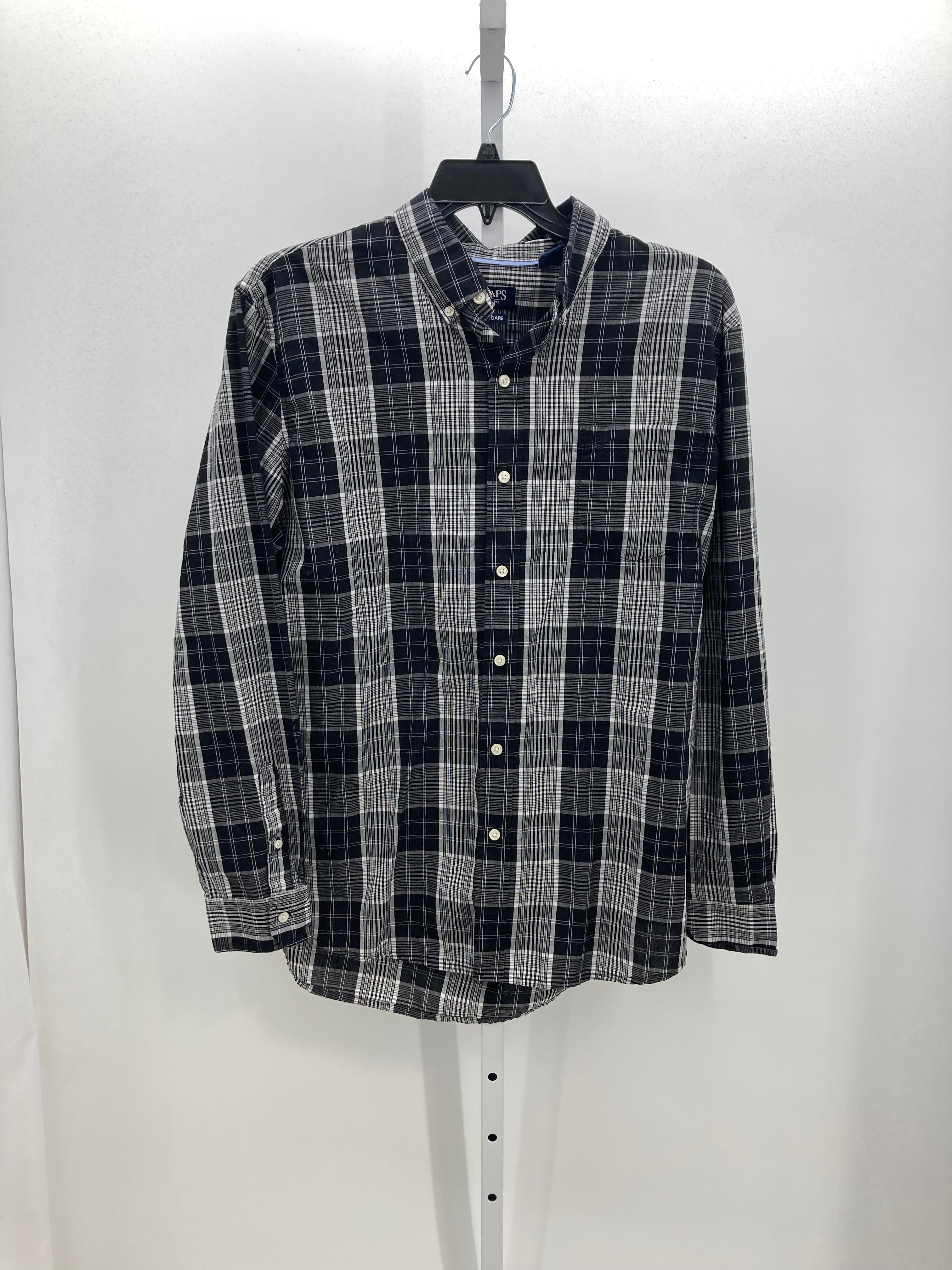 PLAID BTN DOWN