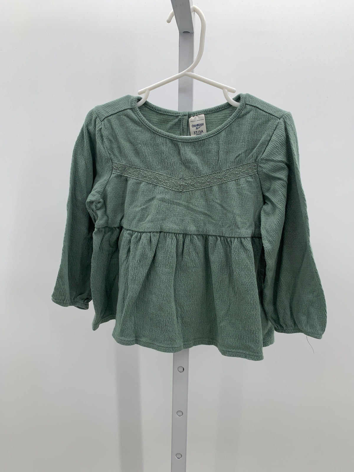 Osh Kosh Size 3T Girls Long Sleeve Shirt