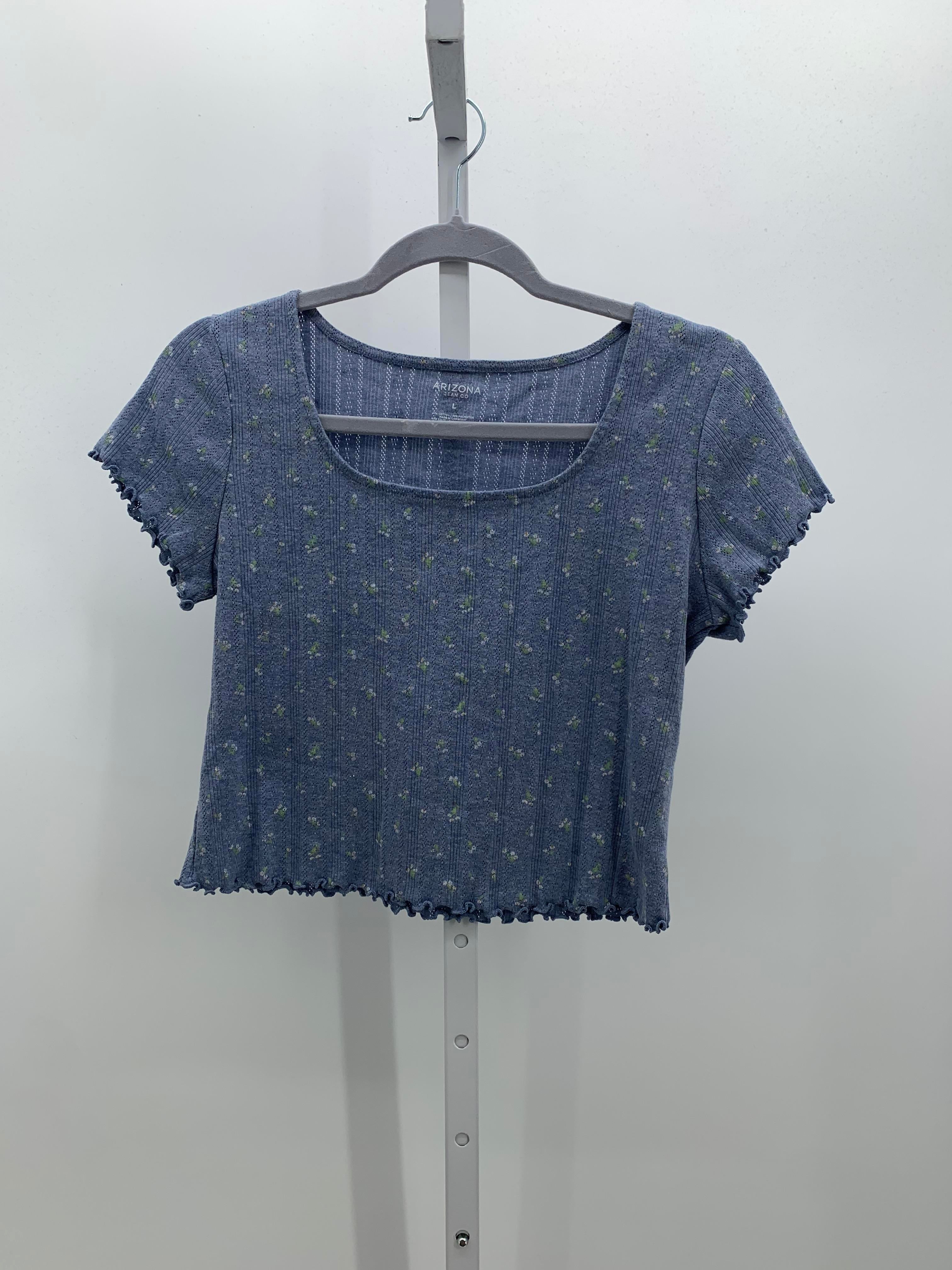 Arizona Size Large Juniors Short Sleeve Shirt