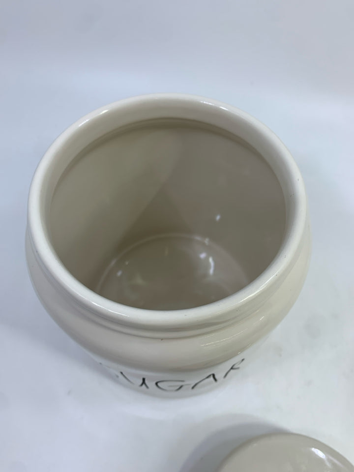 "SUGAR" JAR W/LID.