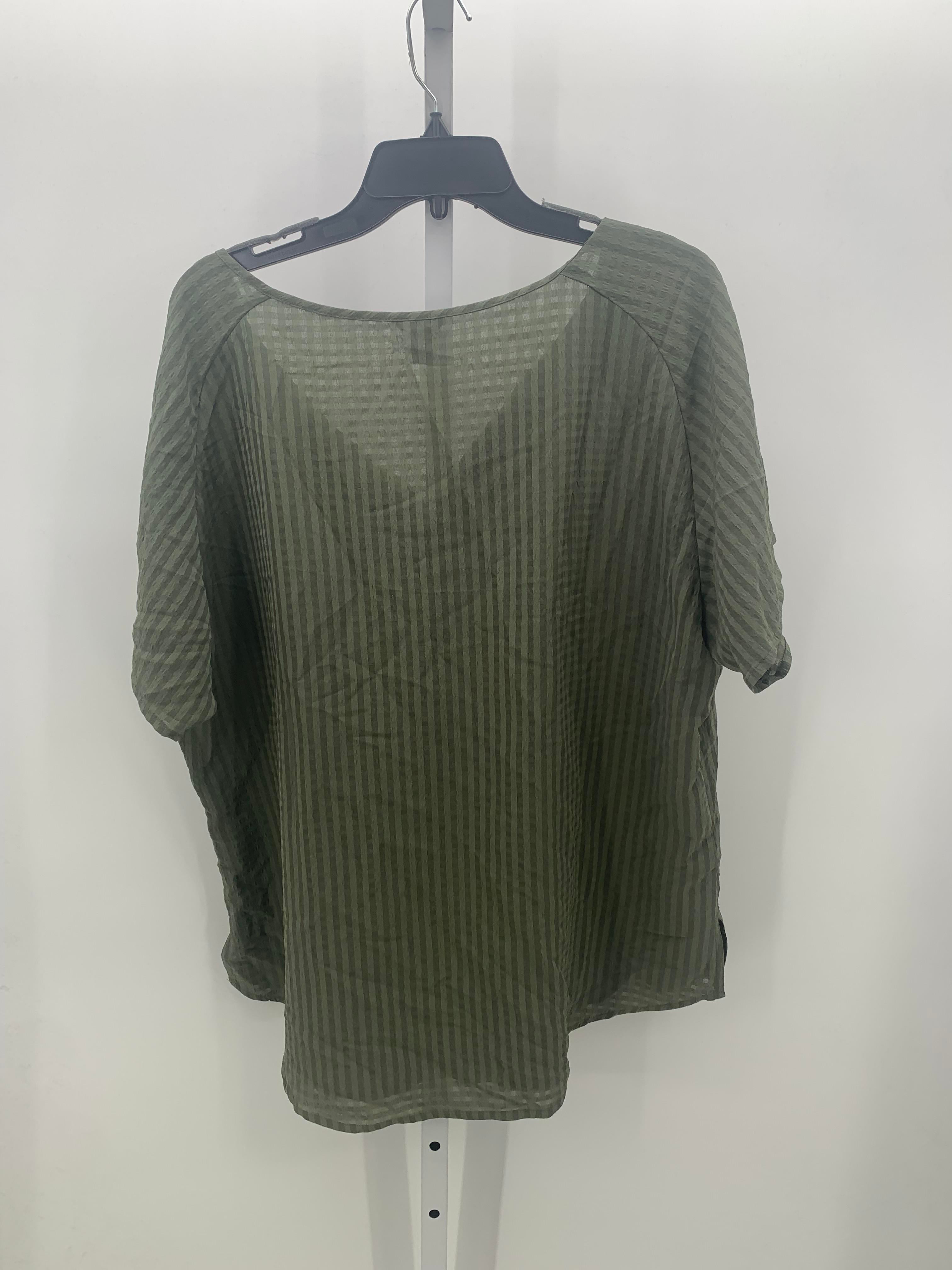 Eddie Bauer Size 2X Womens Short Sleeve Shirt