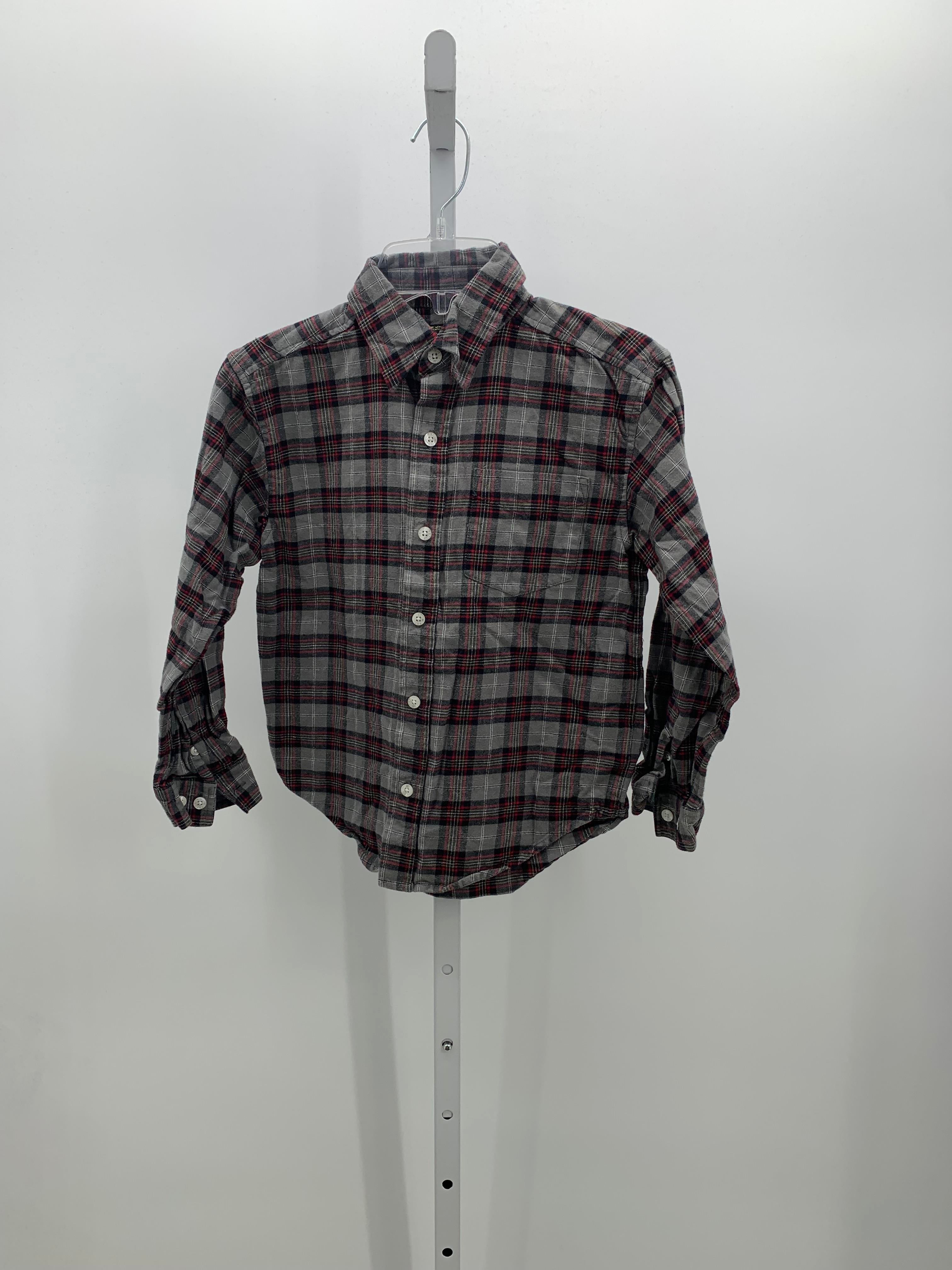 RED PLAID BTN DOWN