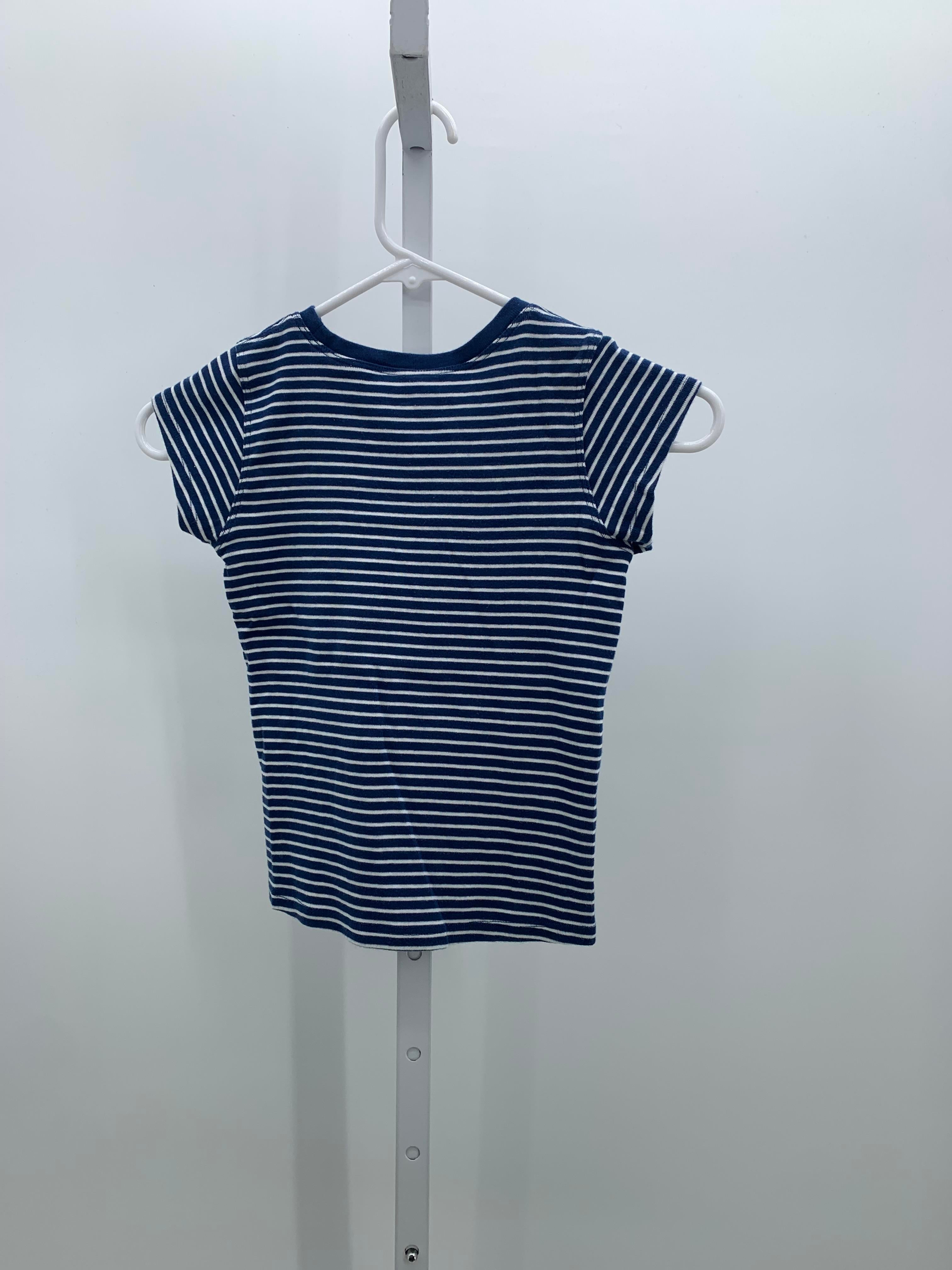 LL Bean Size 5-6 Girls Short Sleeve Shirt