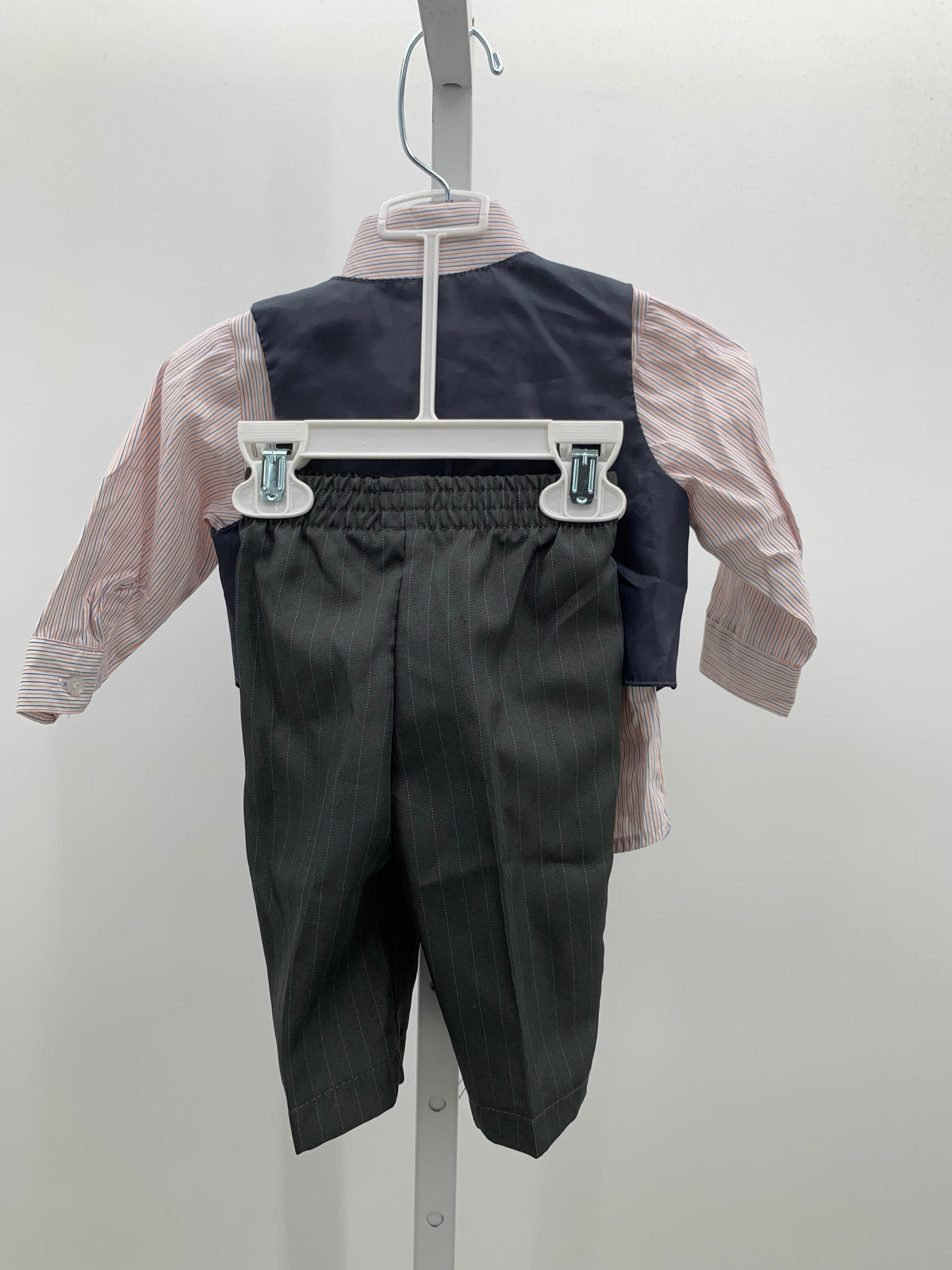 PIN STRIPE VEST AND PANTS STRIPE SHIRT