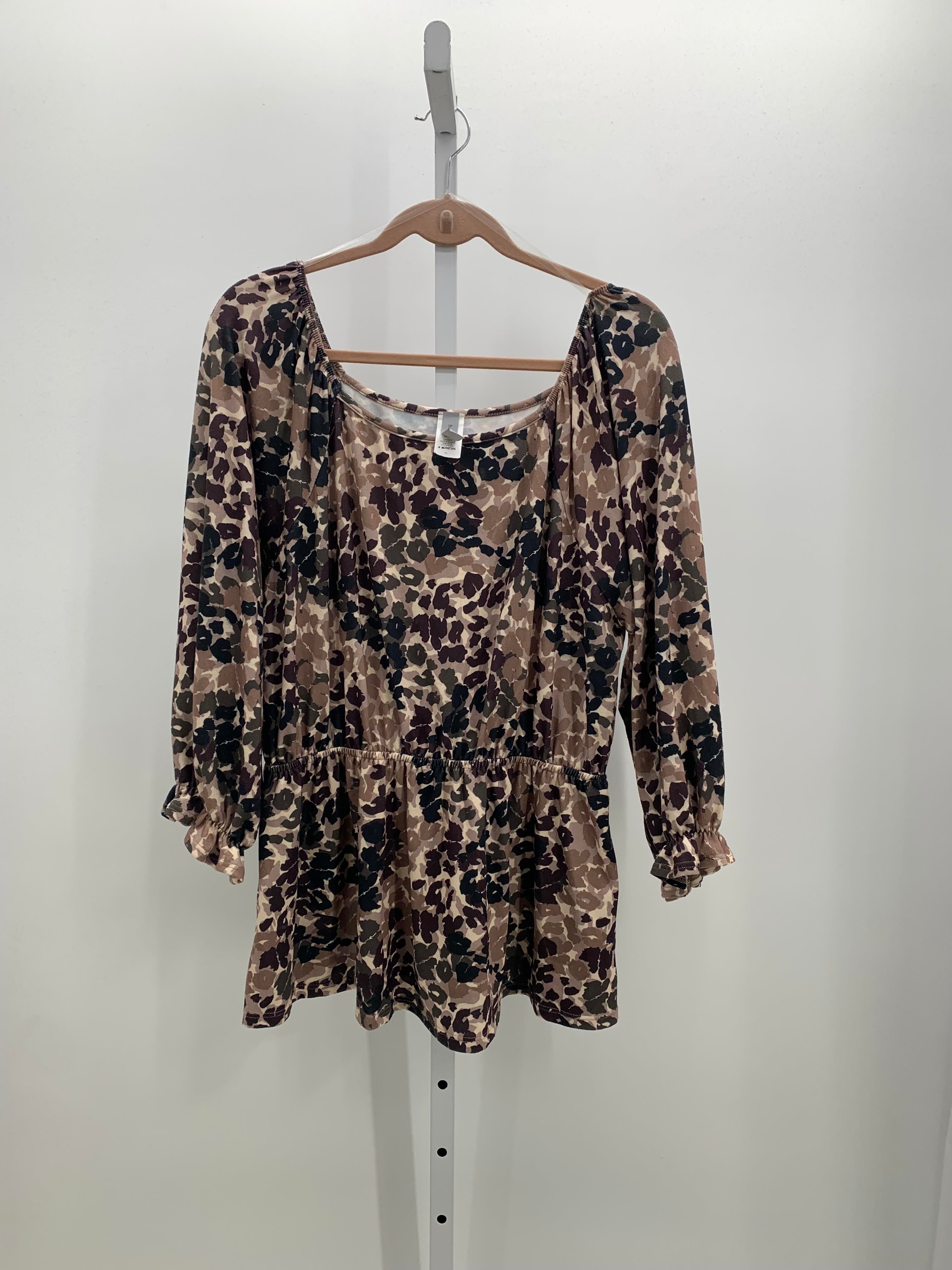 Size Extra Large Misses Long Sleeve Shirt