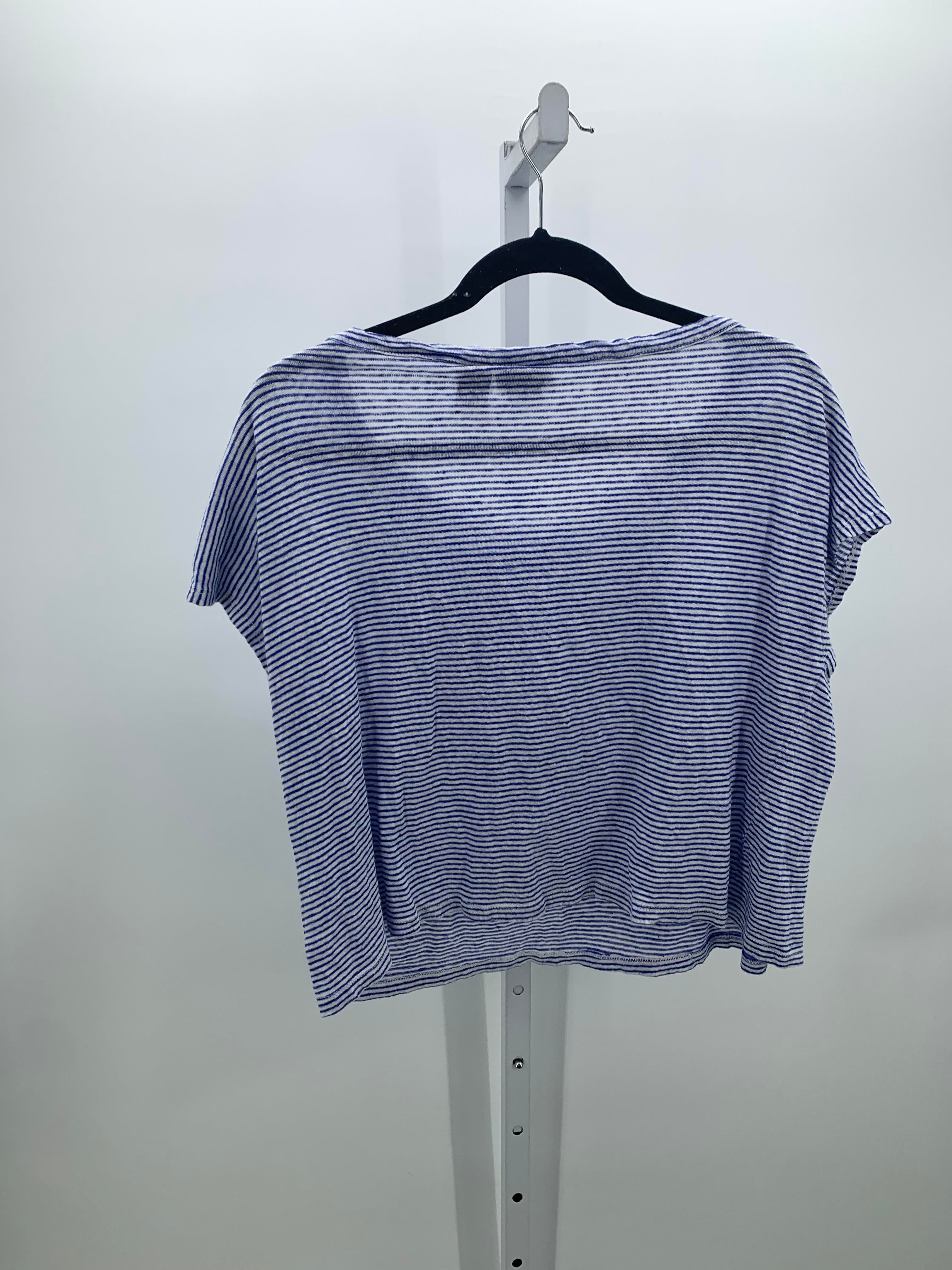 Tahari Size Large Misses Short Sleeve Shirt