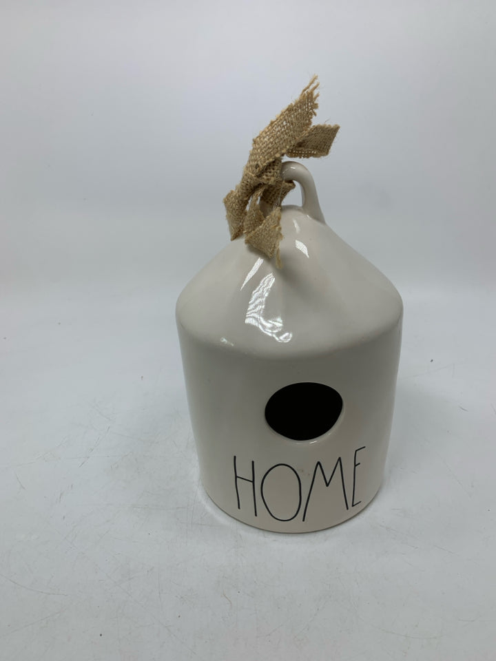 HOME CERAMIC BIRD HOUSE.