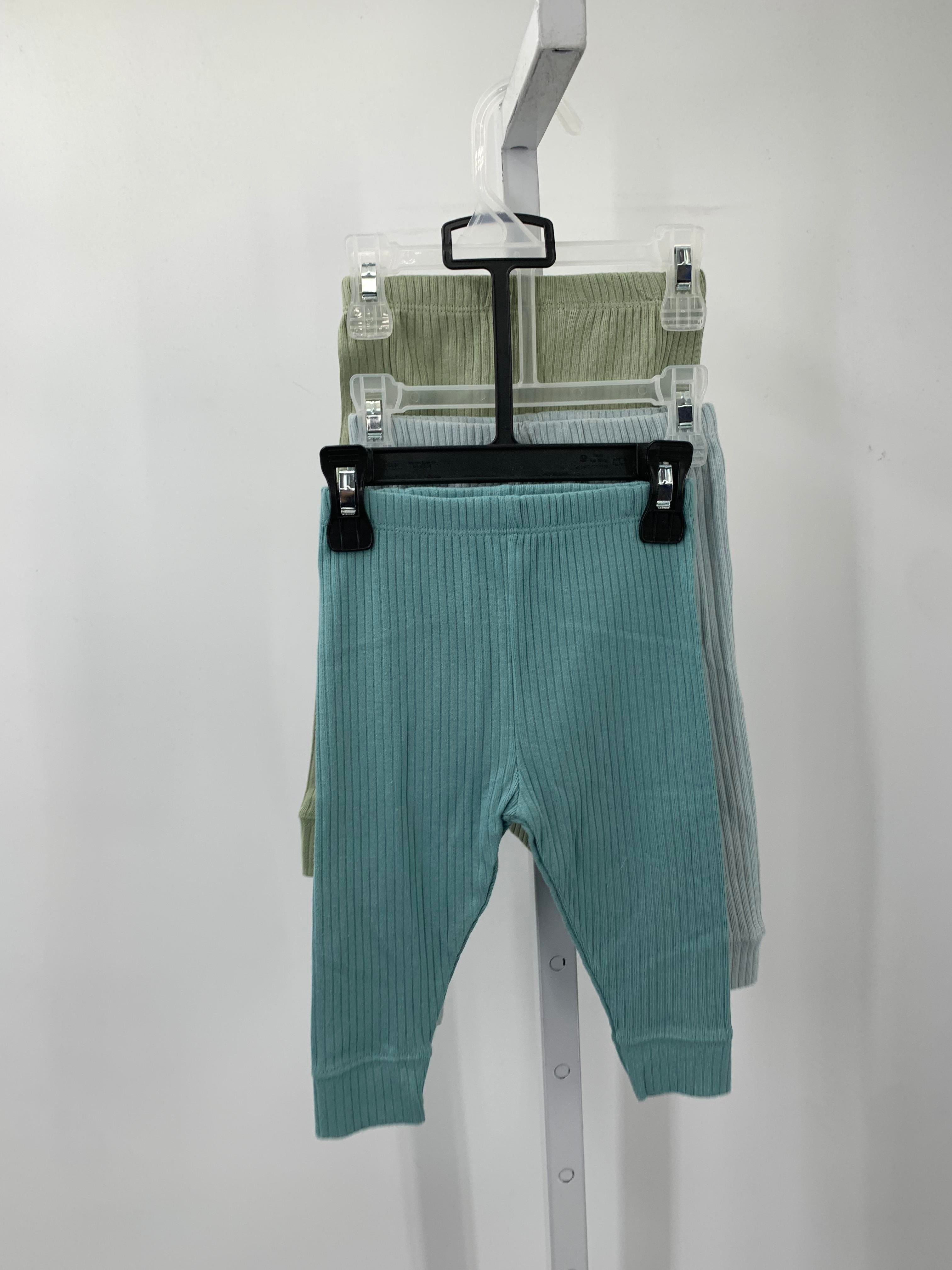 THREE RIBBED KNIT PANTS