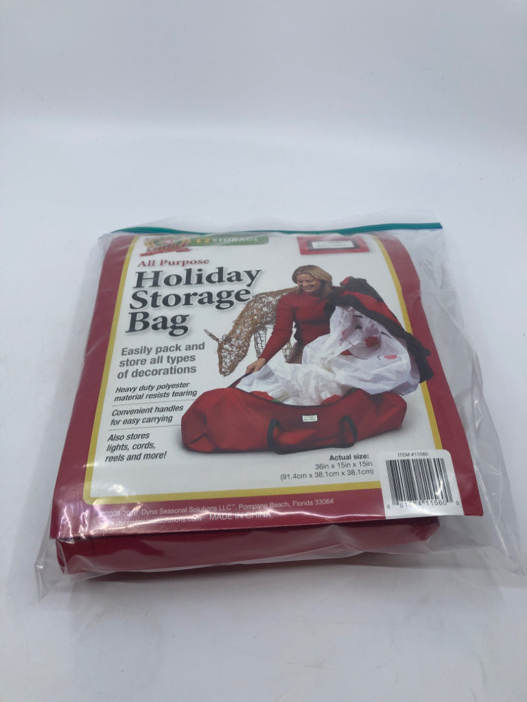 HOLIDAY STORAGE BAG.