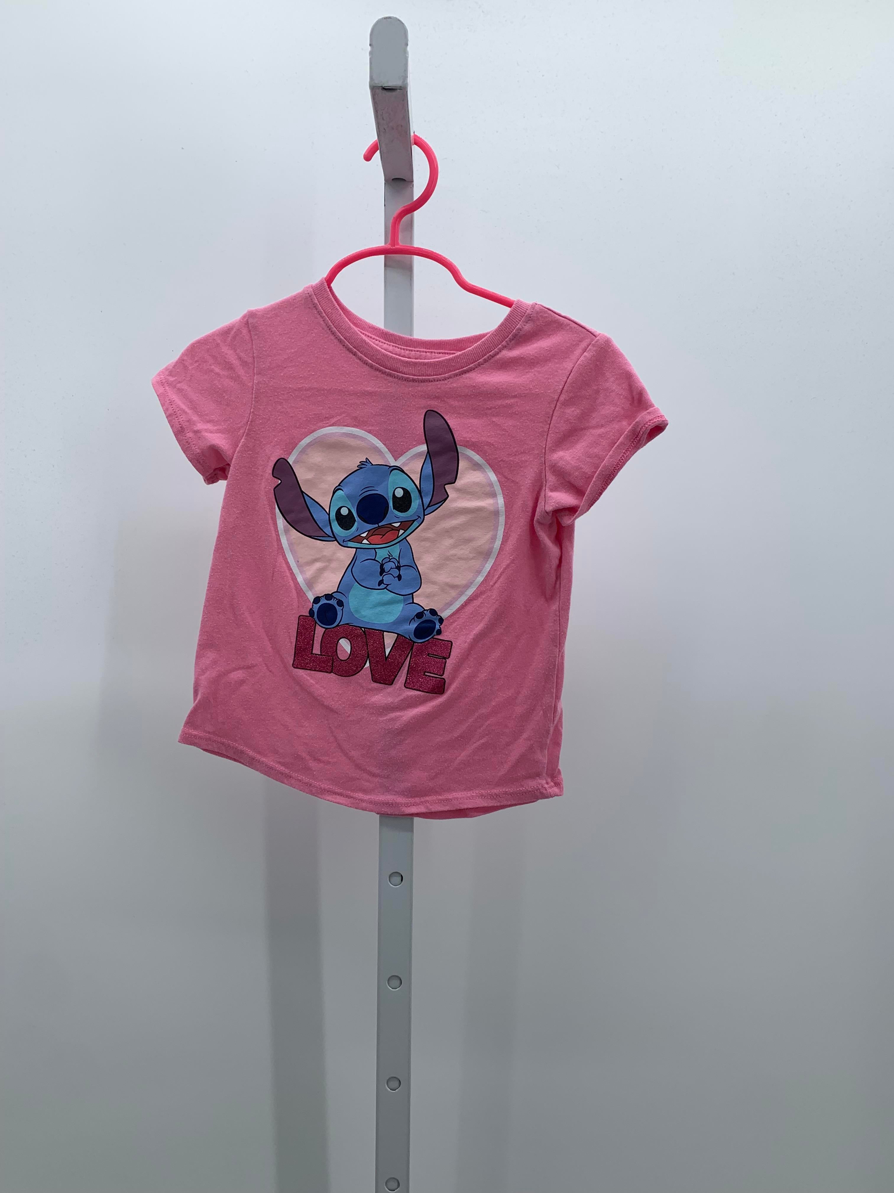 Disney Size 2T Girls Short Sleeve Shirt