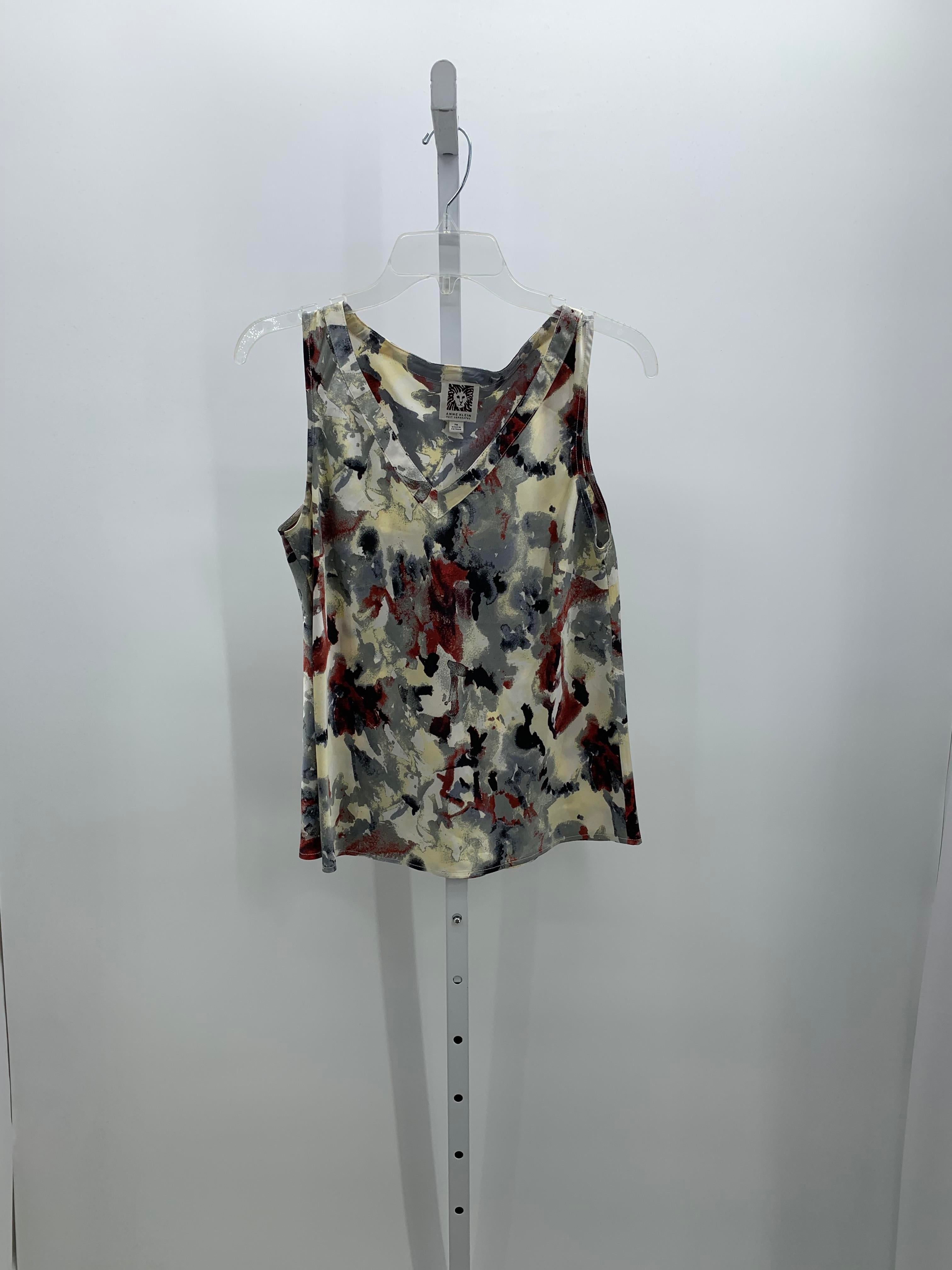 Anne Klein Size Medium Petite Petite Sleeveless Shirt