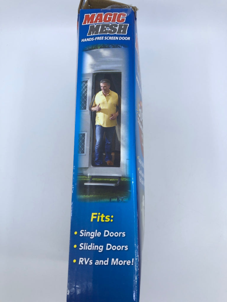 NIB MAGIC MESH SCREEN DOOR.