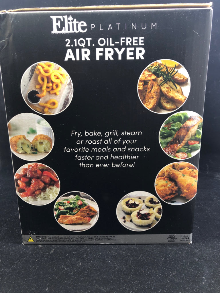 NIB ELITE AIR FRYER.