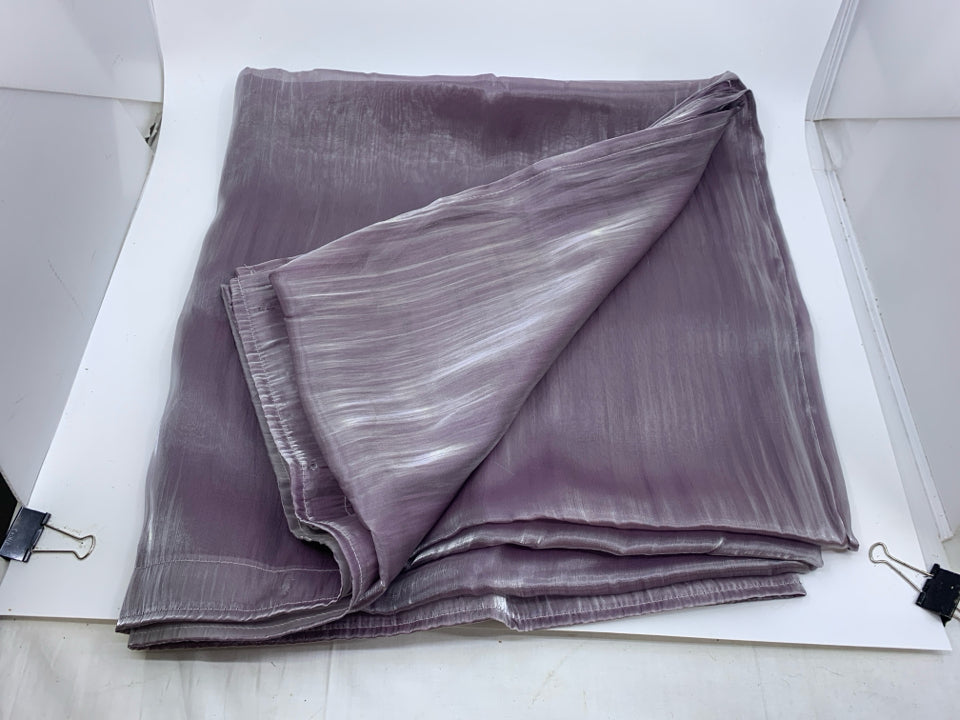 PURPLE SHIMMER SHOWER CURTAIN.