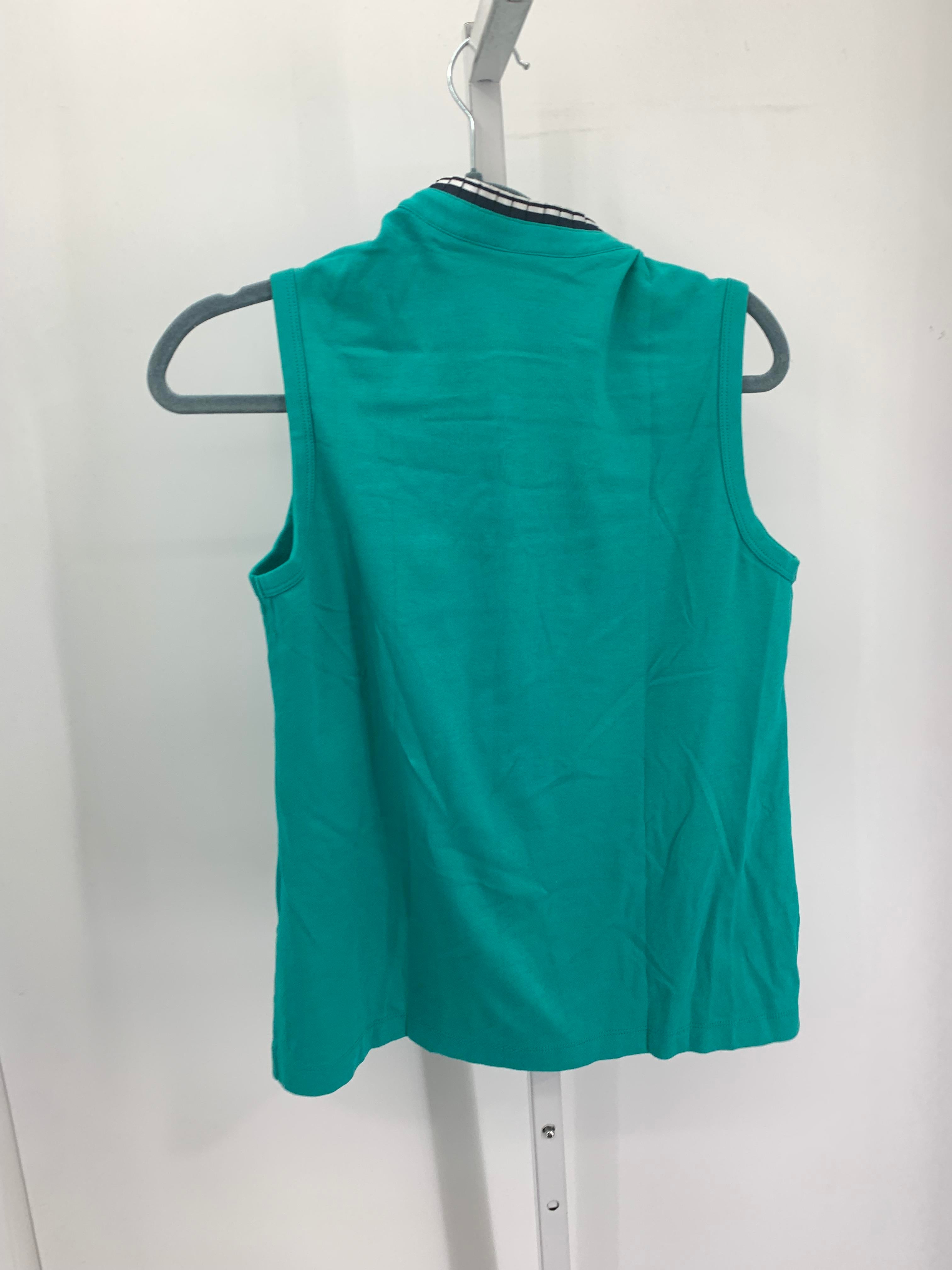 Lands End Size Medium Misses Sleeveless Shirt